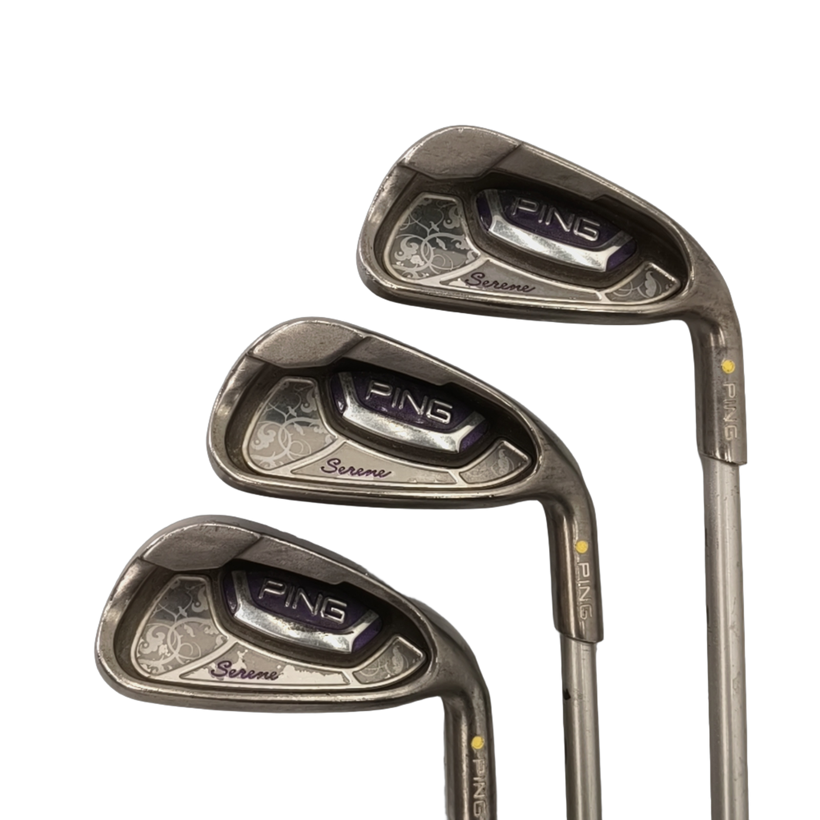 PING Serene Jernsæt / 7-PW+SW+LW / Flex A-flex / Grafit [model:birefnet-general] [bg:handrolled]