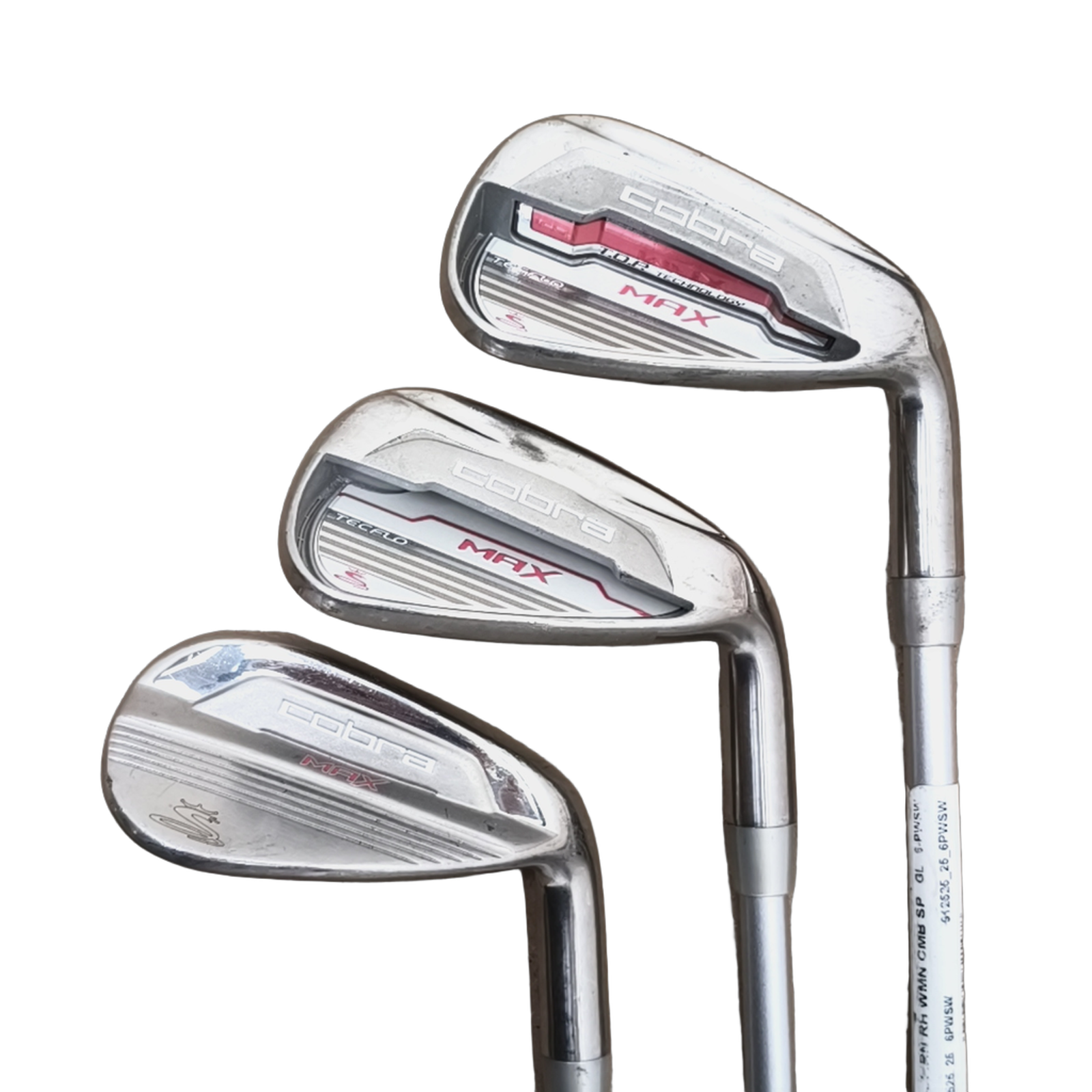 Cobra Max TecFlo Iron Set / 8-PW+SW / Flex Ladies / Graphite [model:birefnet-general] [bg:handrolled]