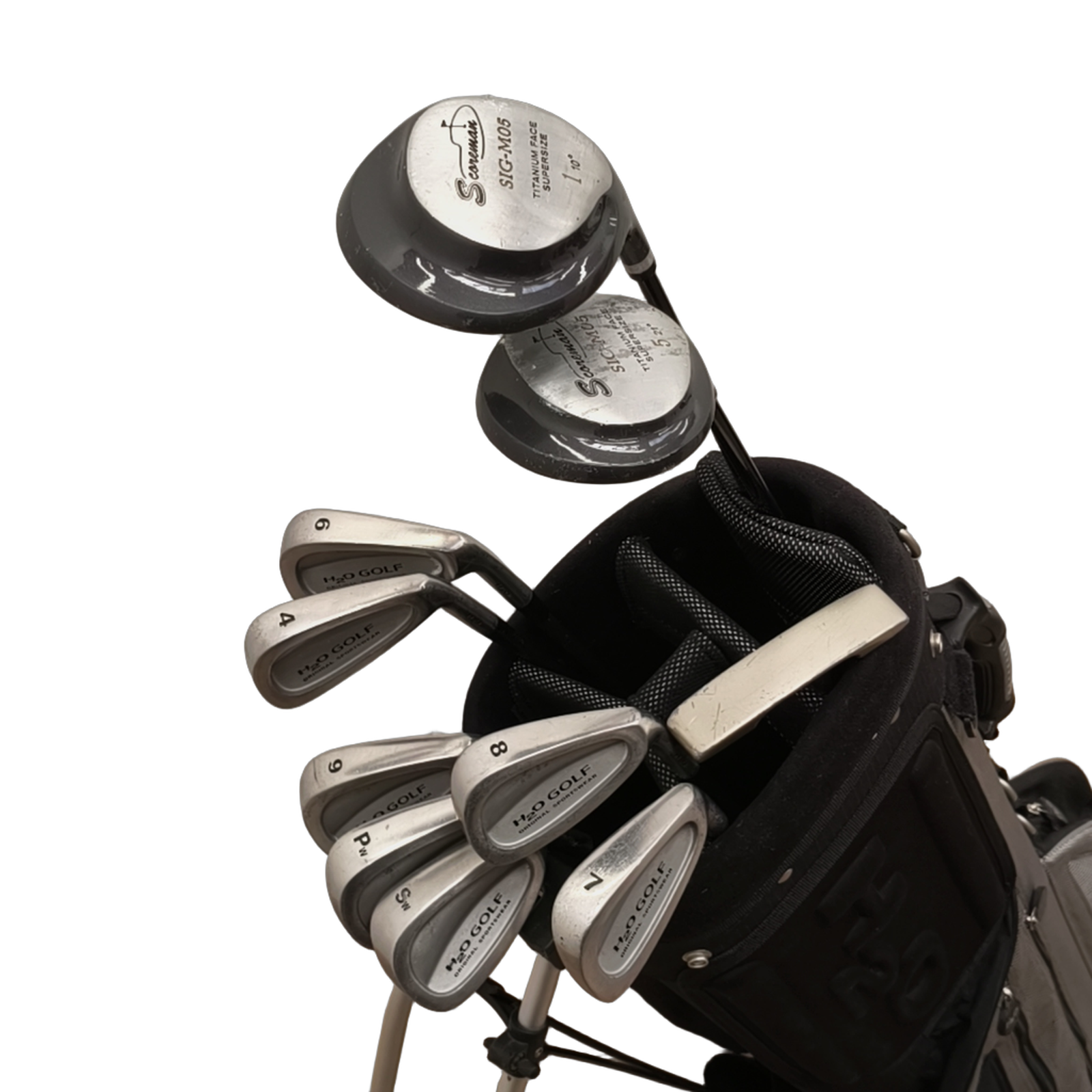 H2O Golf Forged Complete Set With Bag / 4+6-PW+SW / Flex Regular / Graphite [model:birefnet-general] [bg:handrolled]