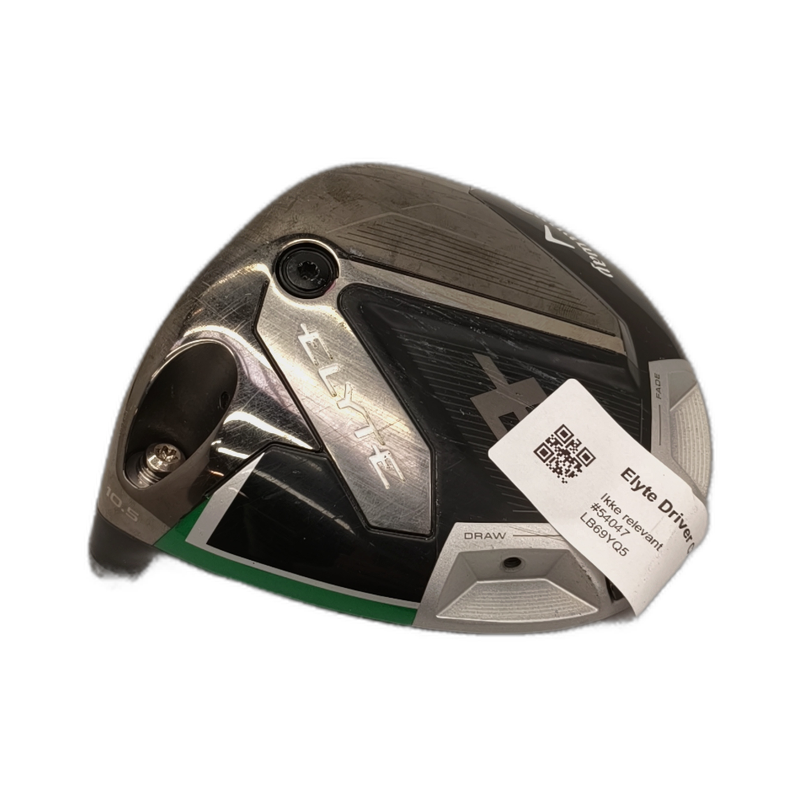 Venstre Callaway Elyte Driver Hoved / Loft 10.5 [model:silueta] [bg:handrolled]