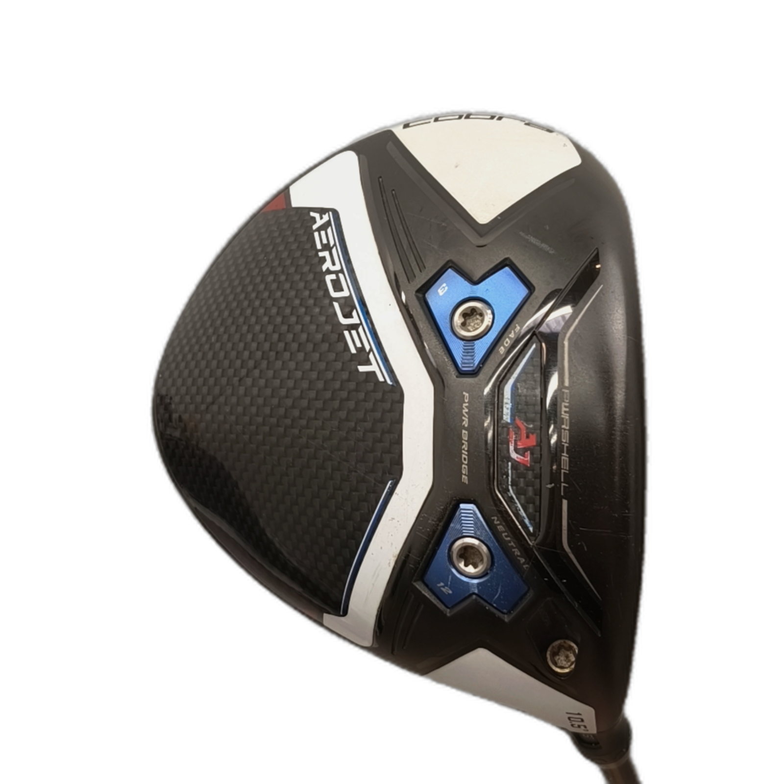 Cobra AeroJet LS Driver / Flex Stiff / Loft 10.5 [model:silueta] [bg:handrolled]