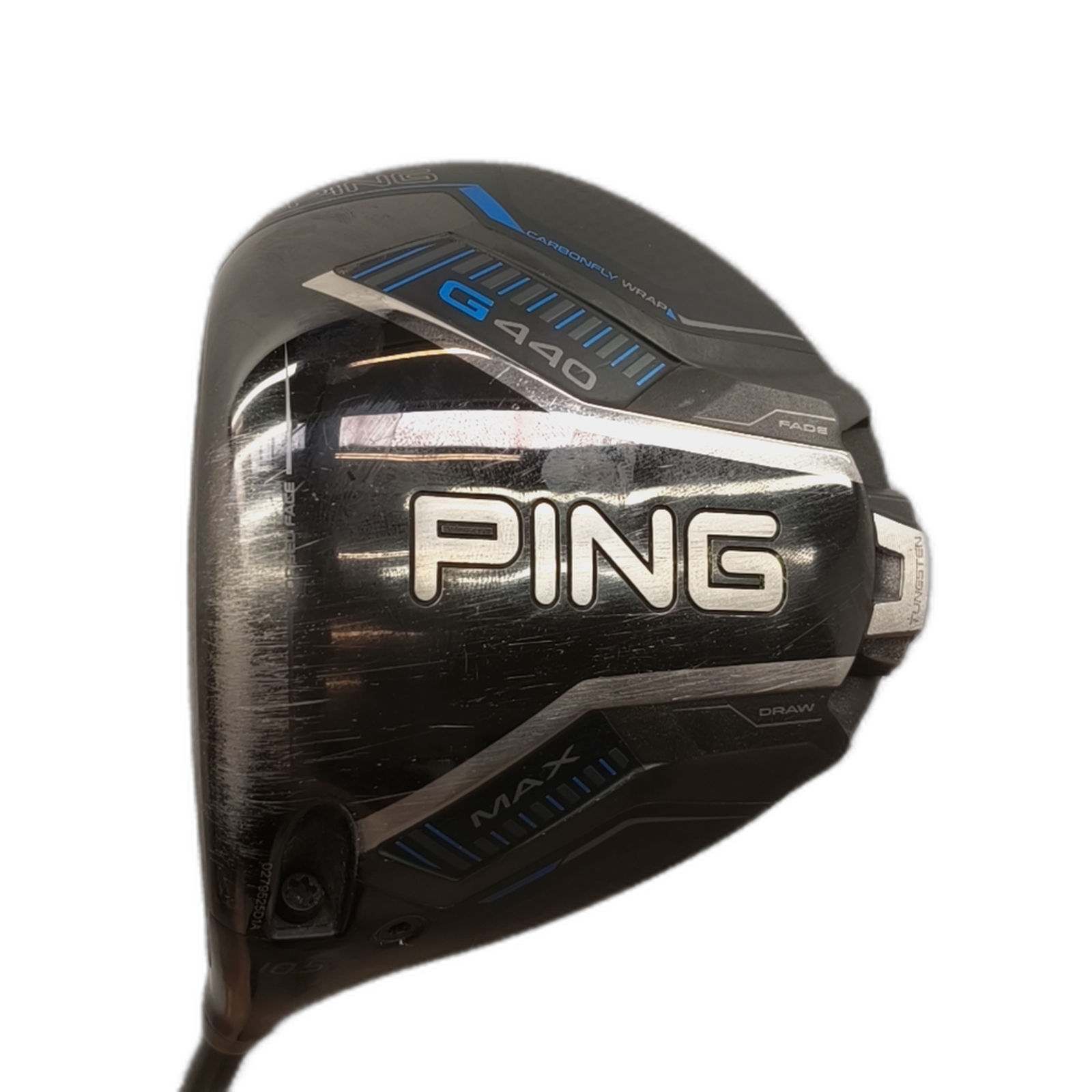 Venstre PING G440 Max Driver / Flex Stiff / Loft 10.5 [model:silueta] [bg:handrolled]