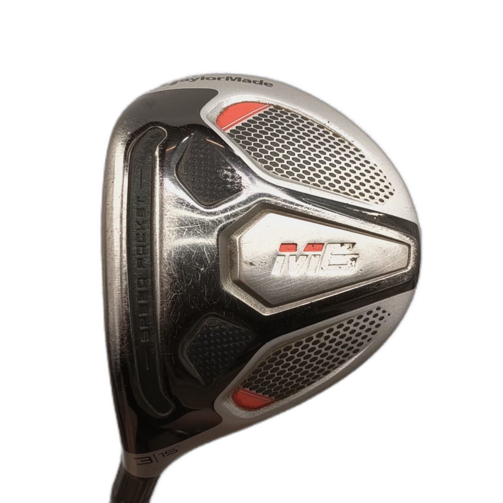 Venstre TaylorMade M6 Fairway Wood / Flex Regular / #3/15 [model:silueta] [bg:handrolled]