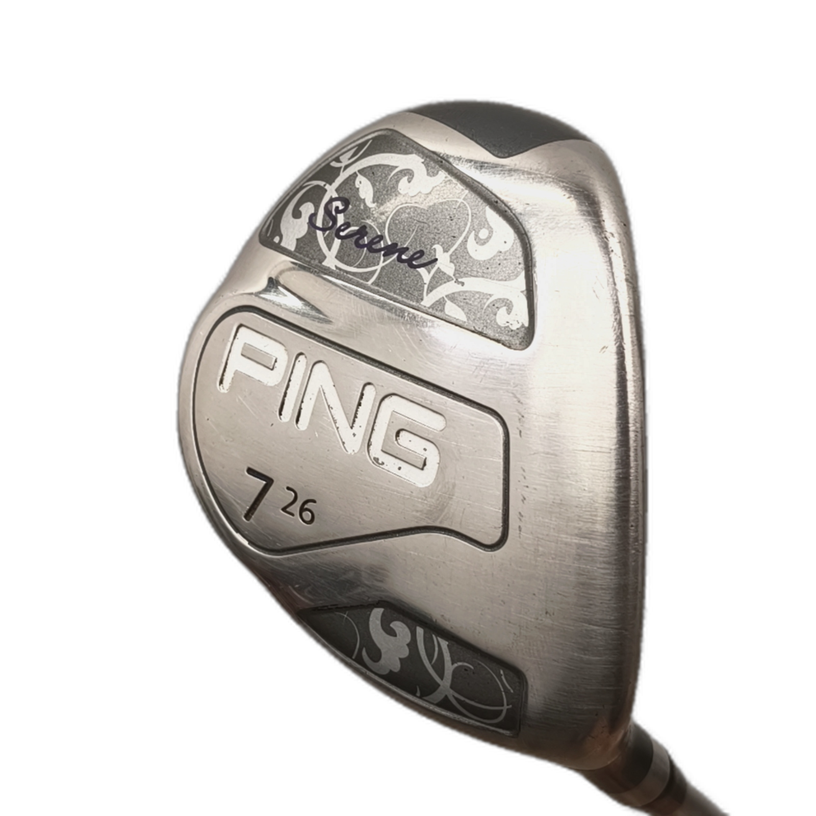 PING Serene Fairway Wood / Flex Ladies / #7/26 [model:silueta] [bg:handrolled]