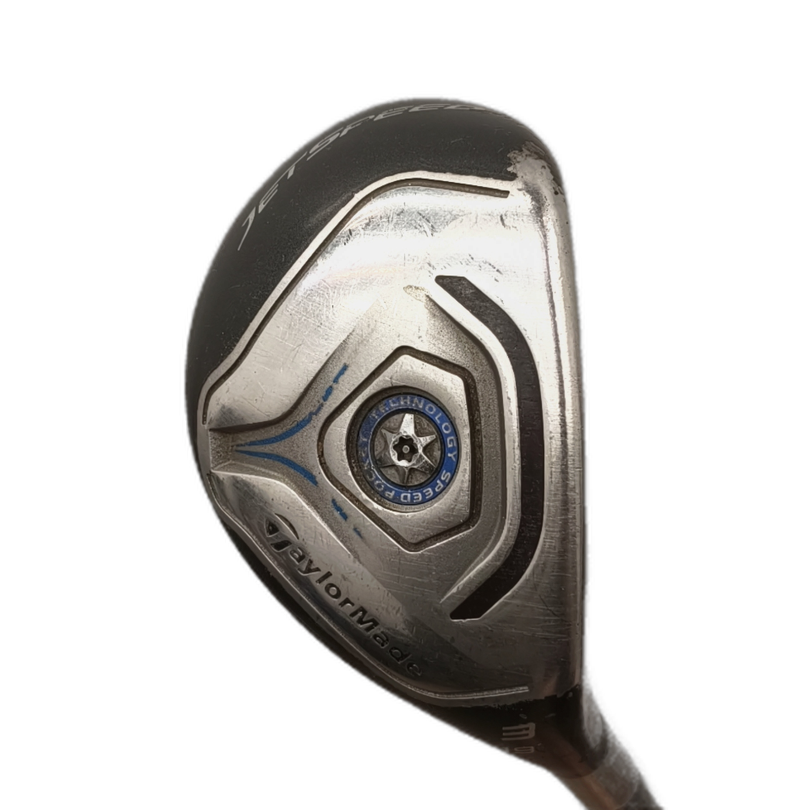 TaylorMade Jetspeed Hybrid / Flex Regular / #3/19 [model:silueta] [bg:handrolled]