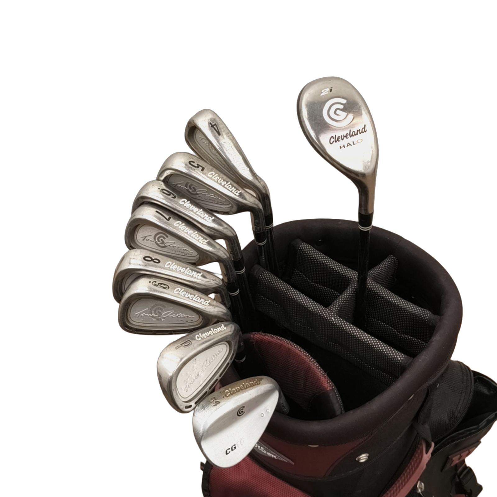 Cleveland Tour Action TA7 Komplet Sæt Uden Bag / 4-PW / Flex Stiff / Stål [model:birefnet-general] [bg:handrolled]