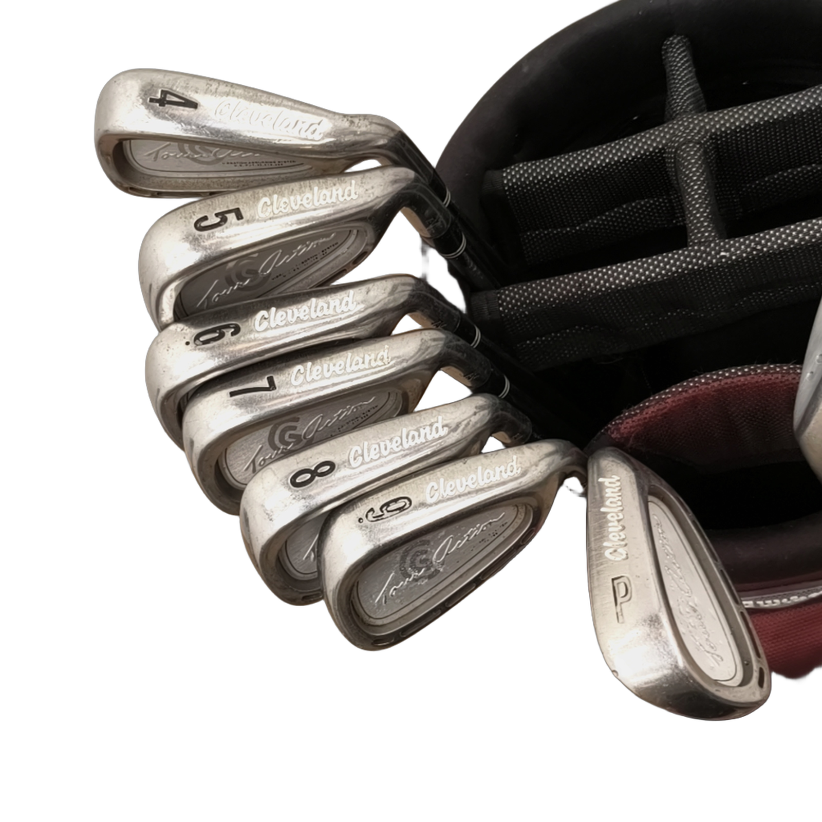 Cleveland Tour Action TA7 Komplet Sæt Uden Bag / 4-PW / Flex Stiff / Stål [model:birefnet-general] [bg:handrolled]