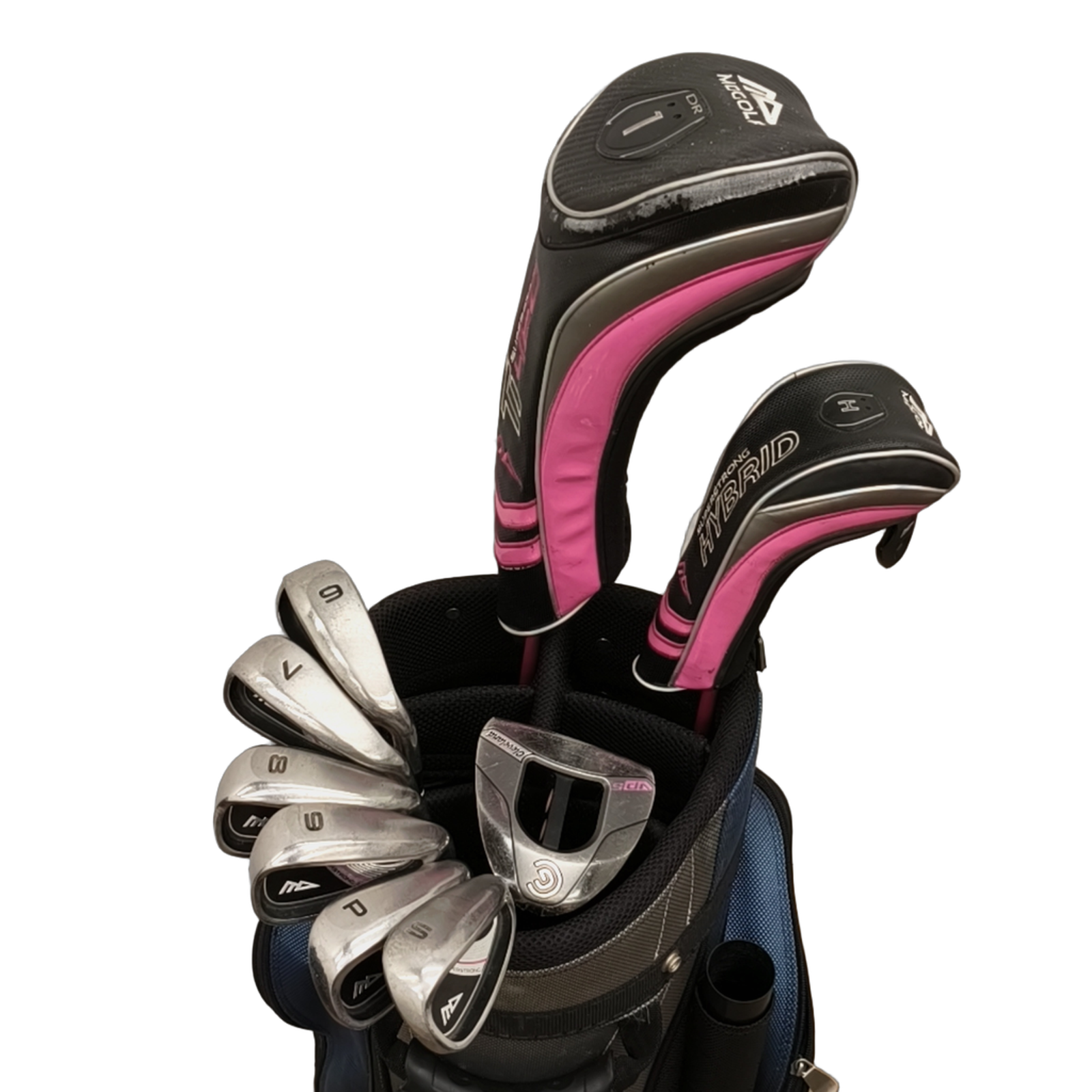 MD Golf Superstrong  Komplet Sæt Uden Bag / 6-PW+SW / Flex Ladies / Grafit [model:birefnet-general] [bg:handrolled]