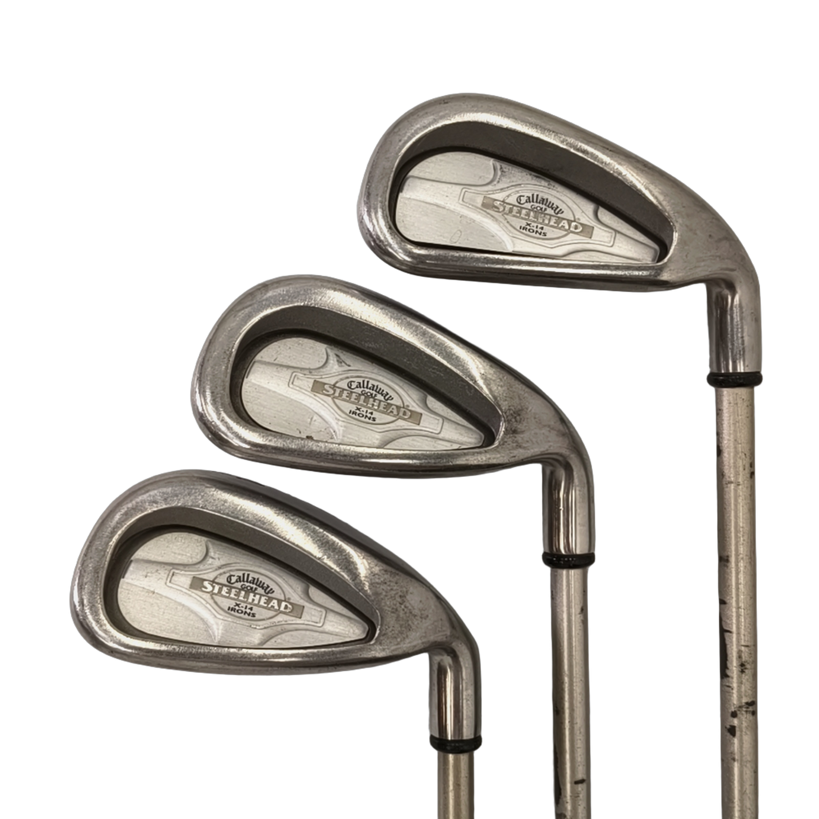 Callaway Steelhead X-14 Jernsæt / 6-PW+SW / Flex Ladies / Grafit [model:birefnet-general] [bg:handrolled]