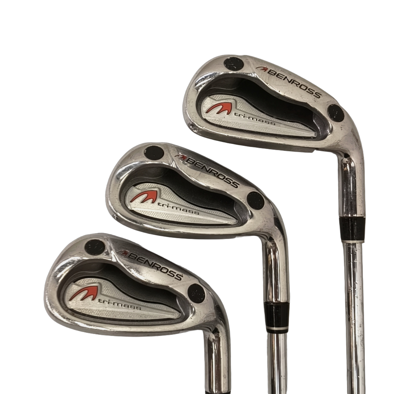 Ben Ross Tri-Mass Jernsæt / 5-PW+SW / Flex Regular / Stål [model:birefnet-general] [bg:handrolled]