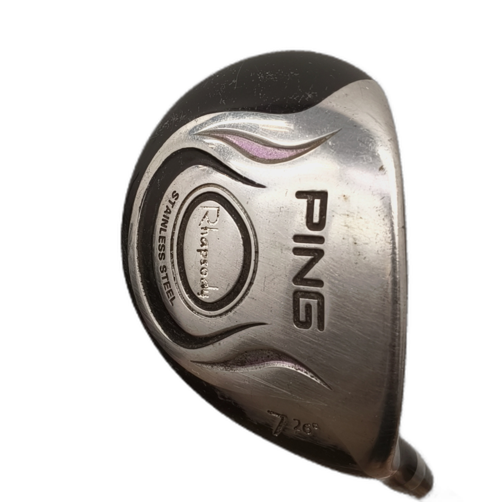 PING Rhapsody Fairway Wood / Flex Ladies / #7/26 [model:silueta] [bg:handrolled]