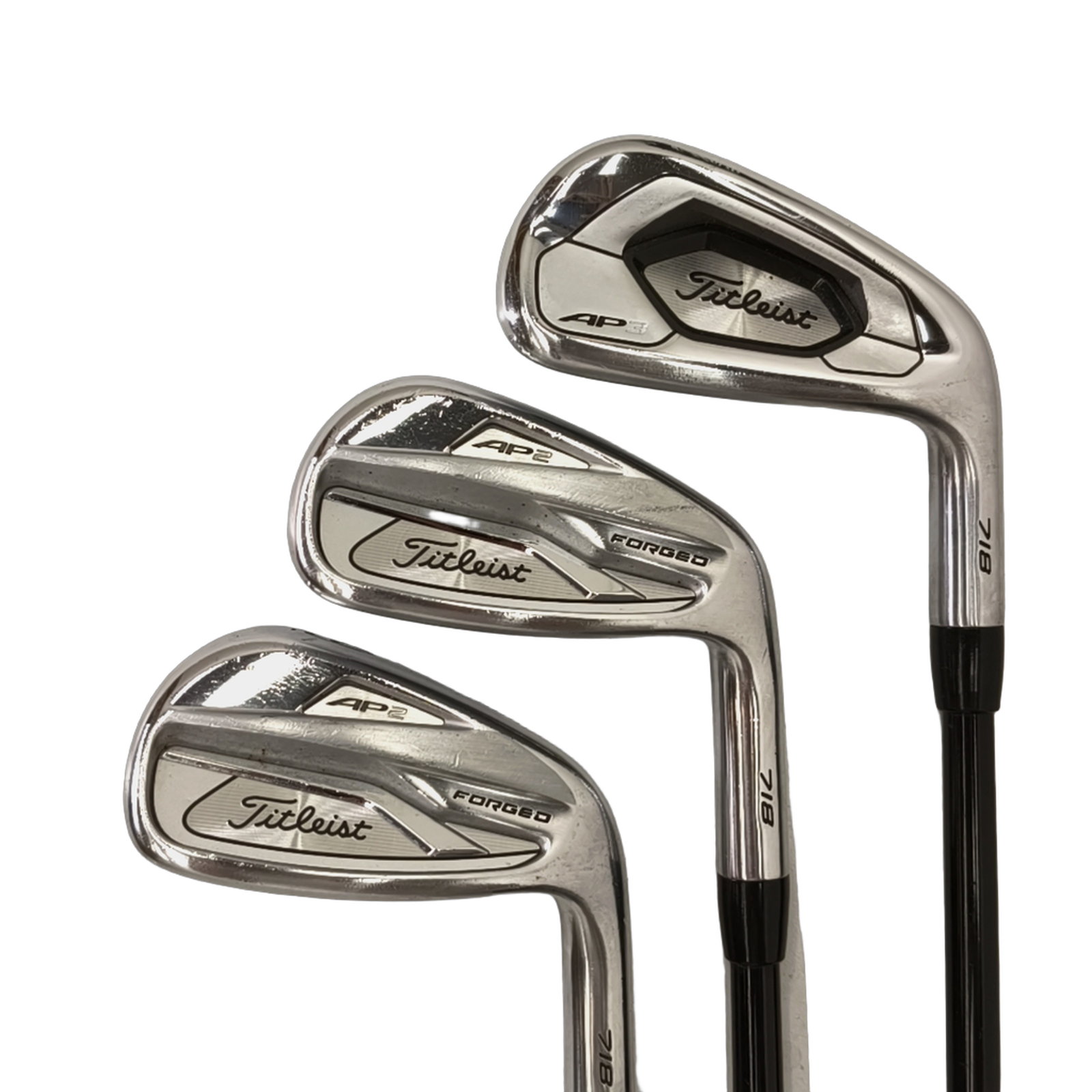 Titleist AP3 718 Jernsæt / 5-PW / Flex A-flex / Grafit [model:birefnet-general] [bg:handrolled]