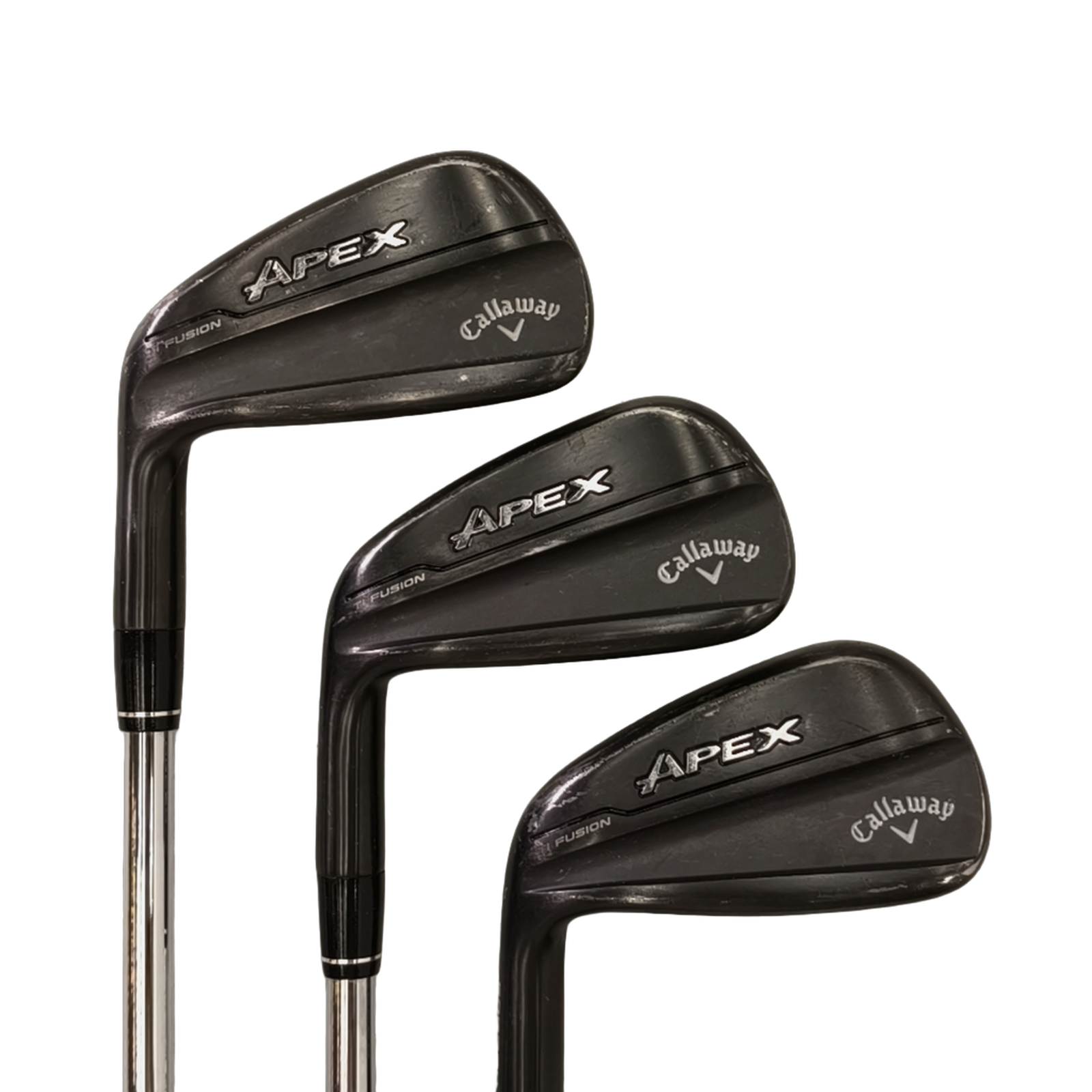 Callaway Apex Ti Fusion  Jernsæt / 4-PW / Flex Stiff / Stål [model:birefnet-general] [bg:handrolled]