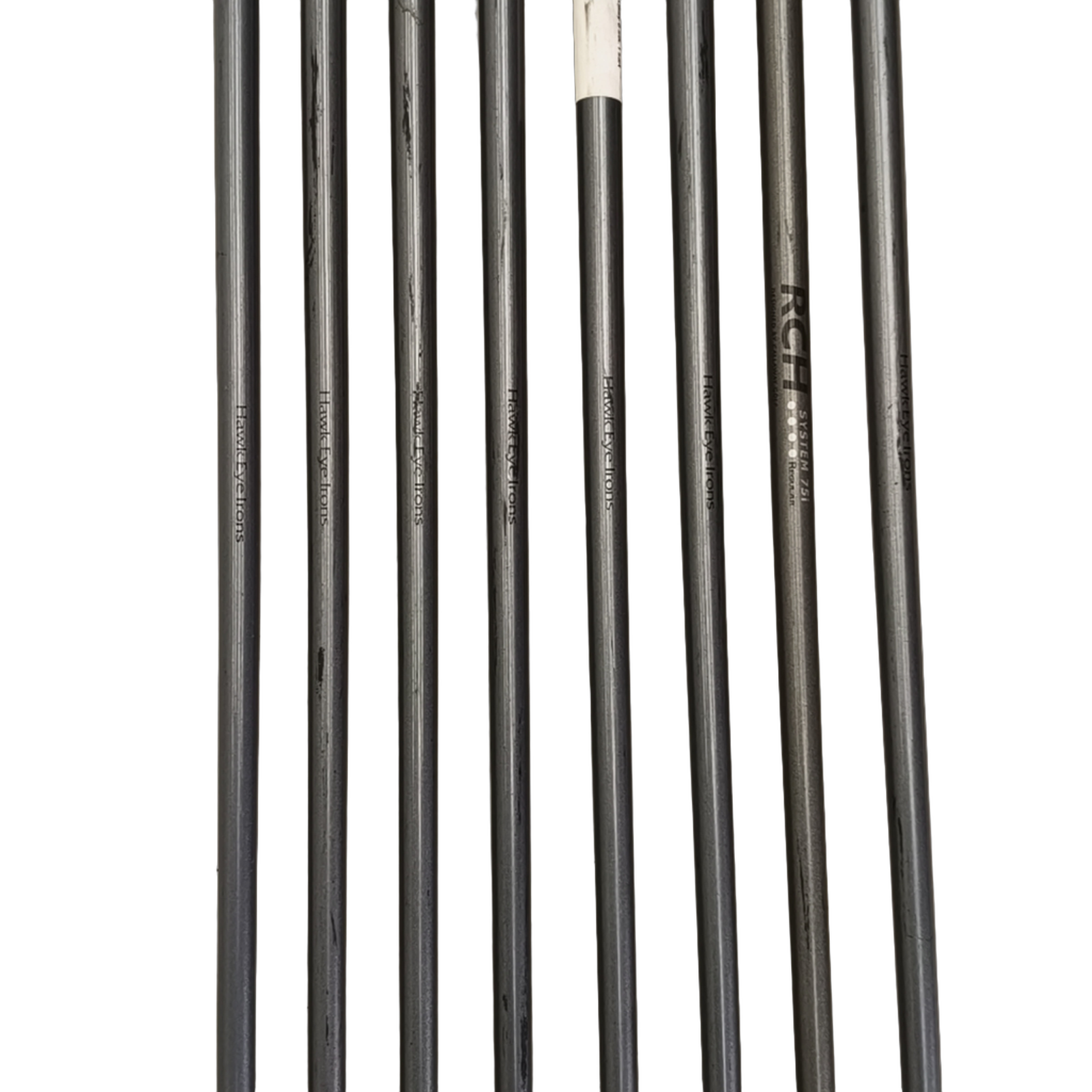 Callaway Hawk Eye Titanium Jernsæt / 3-9i+SW / Flex Regular / Grafit [model:birefnet-general] [bg:handrolled]