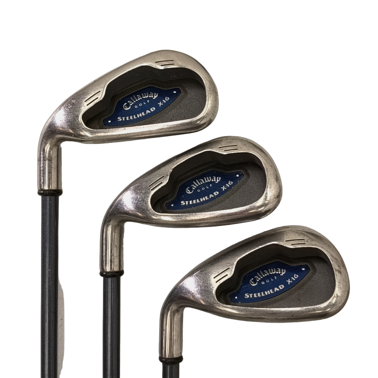 Callaway Steelhead X-16 Jernsæt / 4-6i+8-9i+PW / Flex Regular / Grafit [model:birefnet-general] [bg:handrolled]