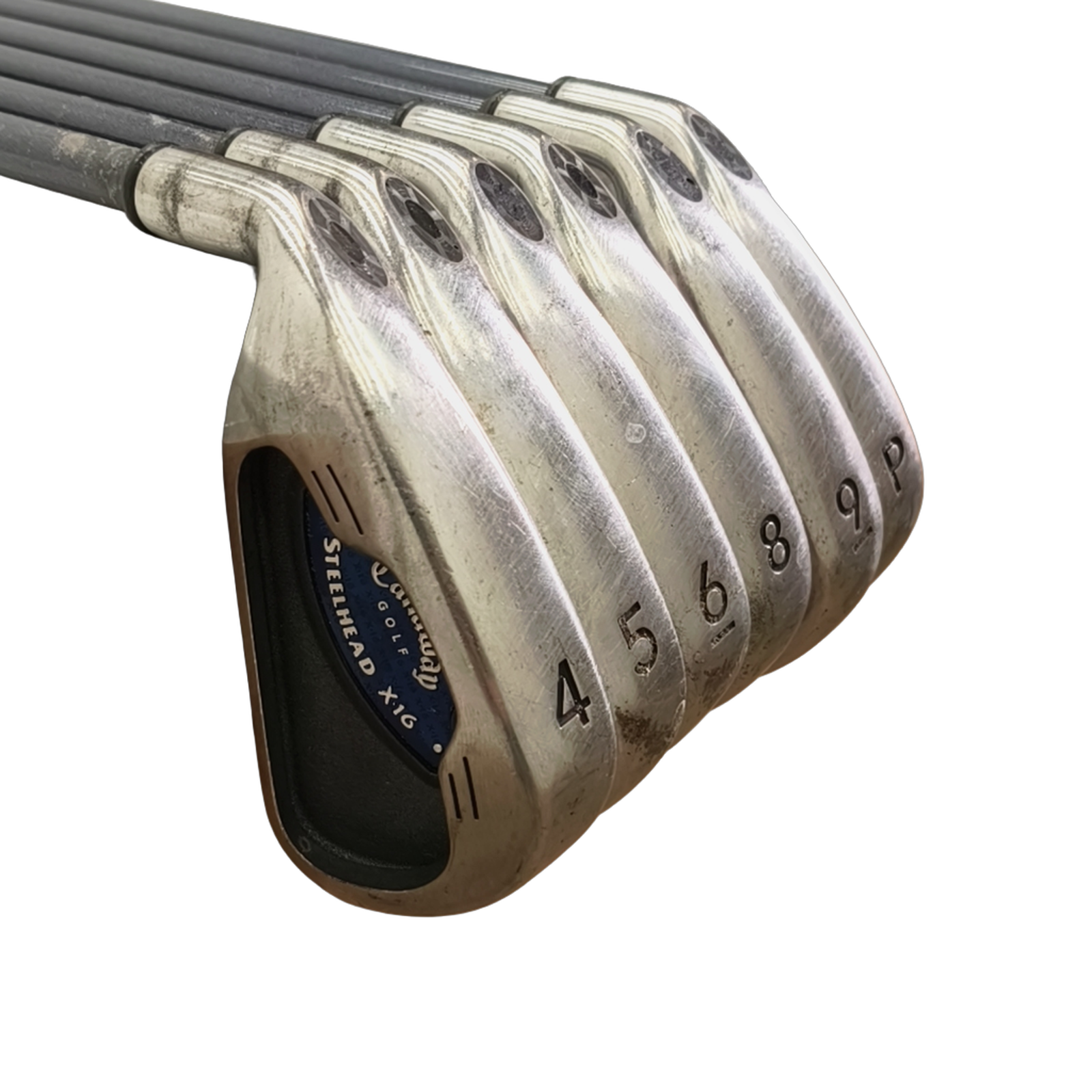 Callaway Steelhead X-16 Jernsæt / 4-6i+8-9i+PW / Flex Regular / Grafit [model:birefnet-general] [bg:handrolled]