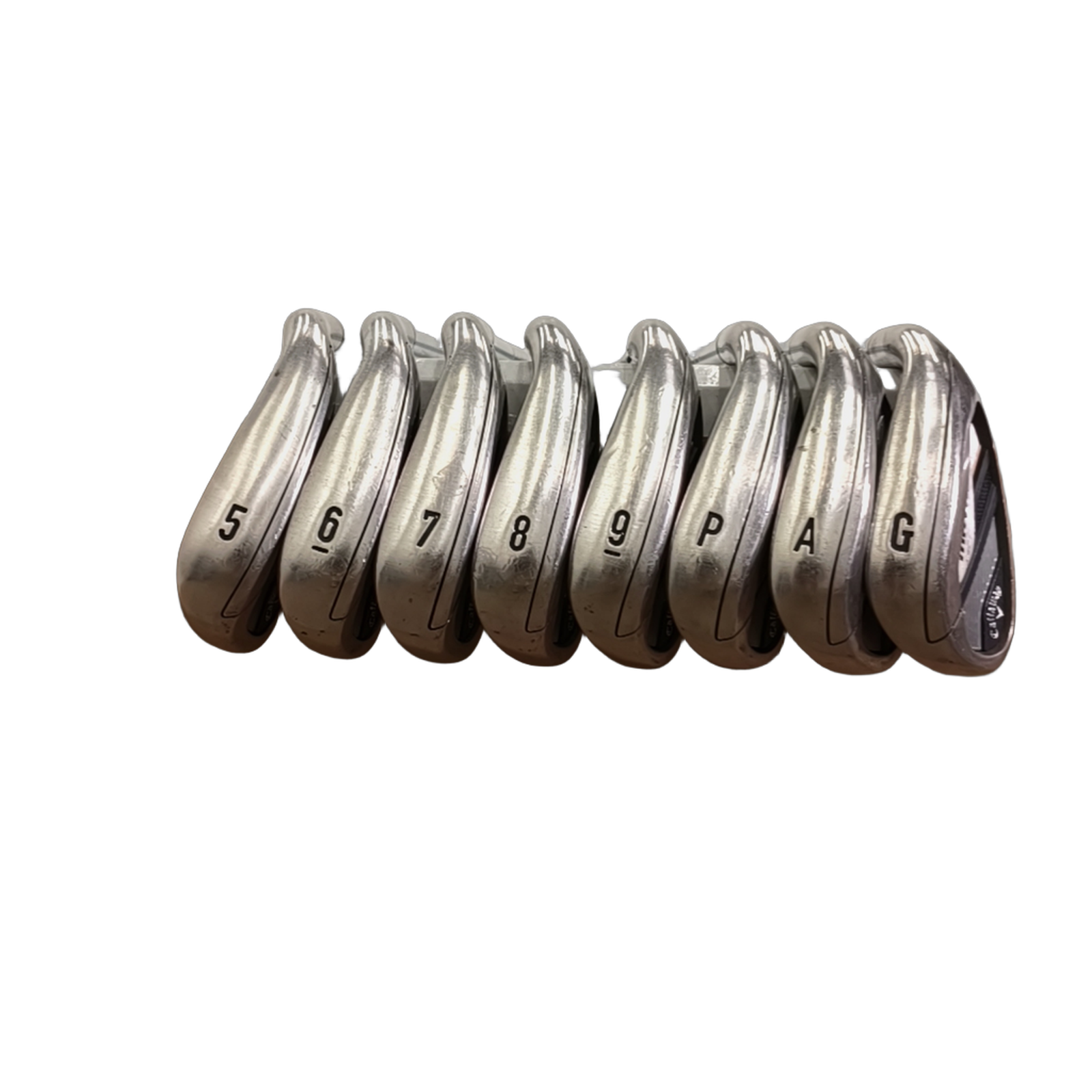 Callaway Mavrik Jernsæt / 5-PW+GW+AW / Flex X-Stiff / Stål [model:birefnet-general] [bg:handrolled]
