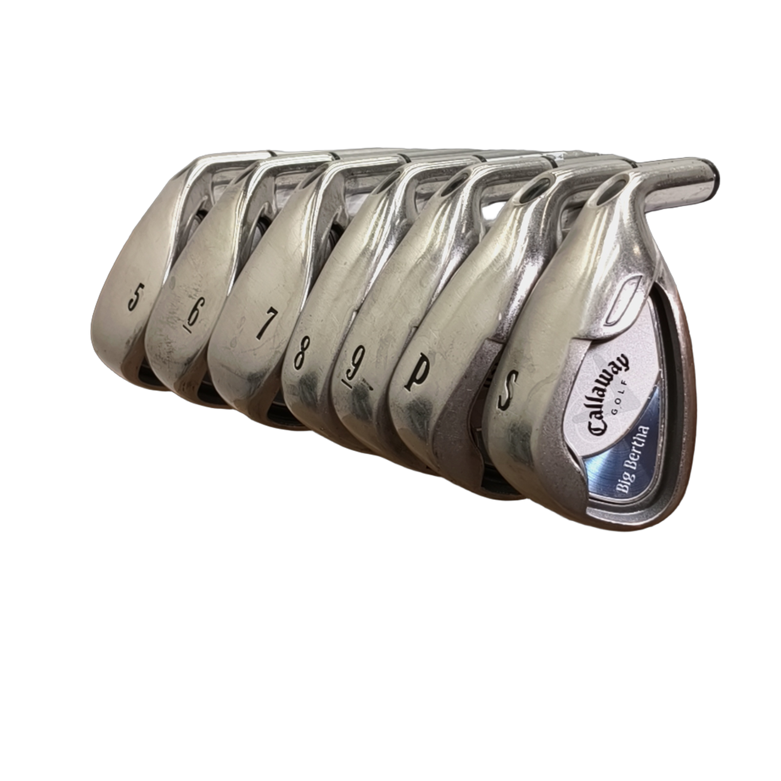 Callaway Big Bertha Jernsæt / 5-PW+SW / Flex Ladies / Grafit [model:birefnet-general] [bg:handrolled]