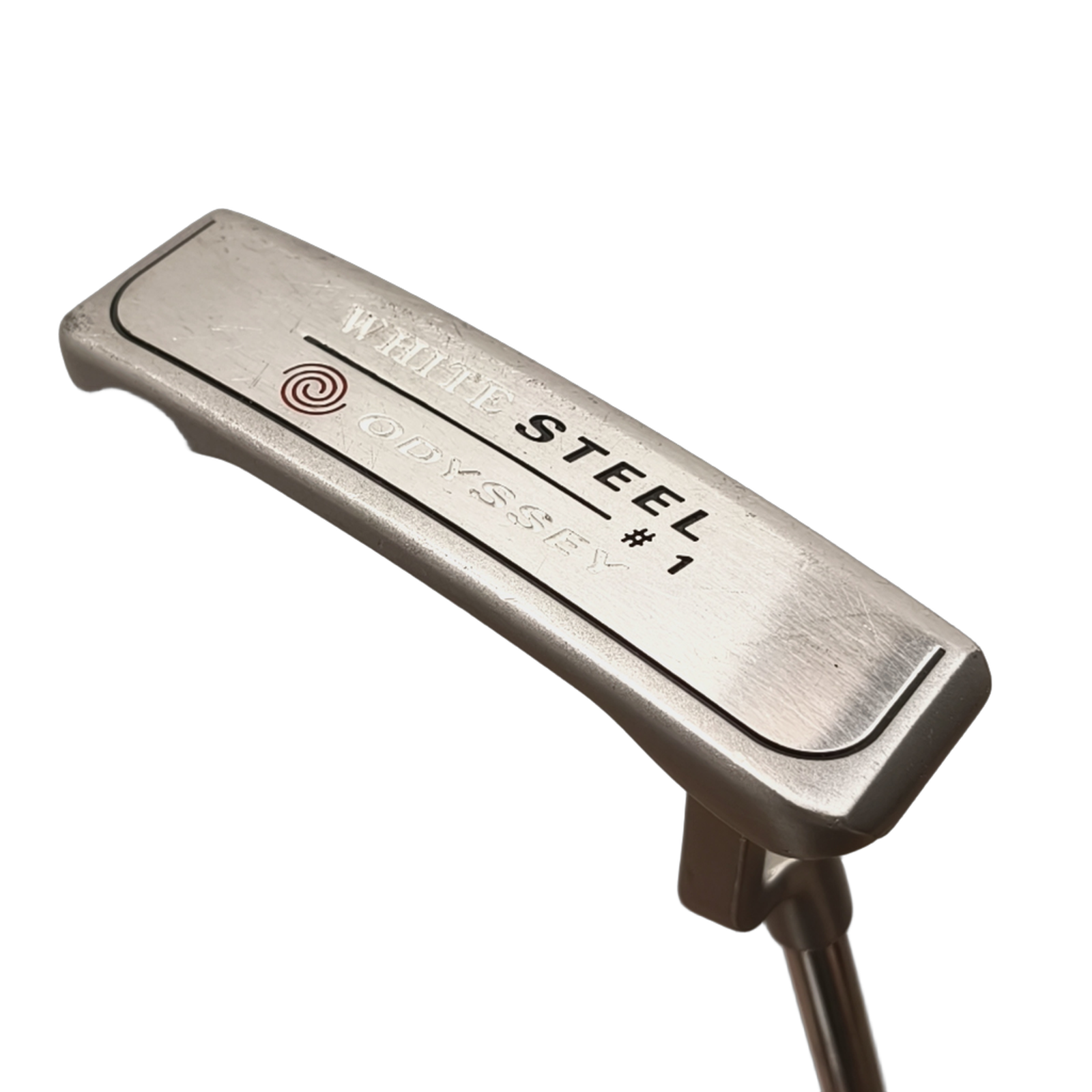 Odyssey White Steel #1 Putter / 35" [model:birefnet-general] [bg:handrolled]
