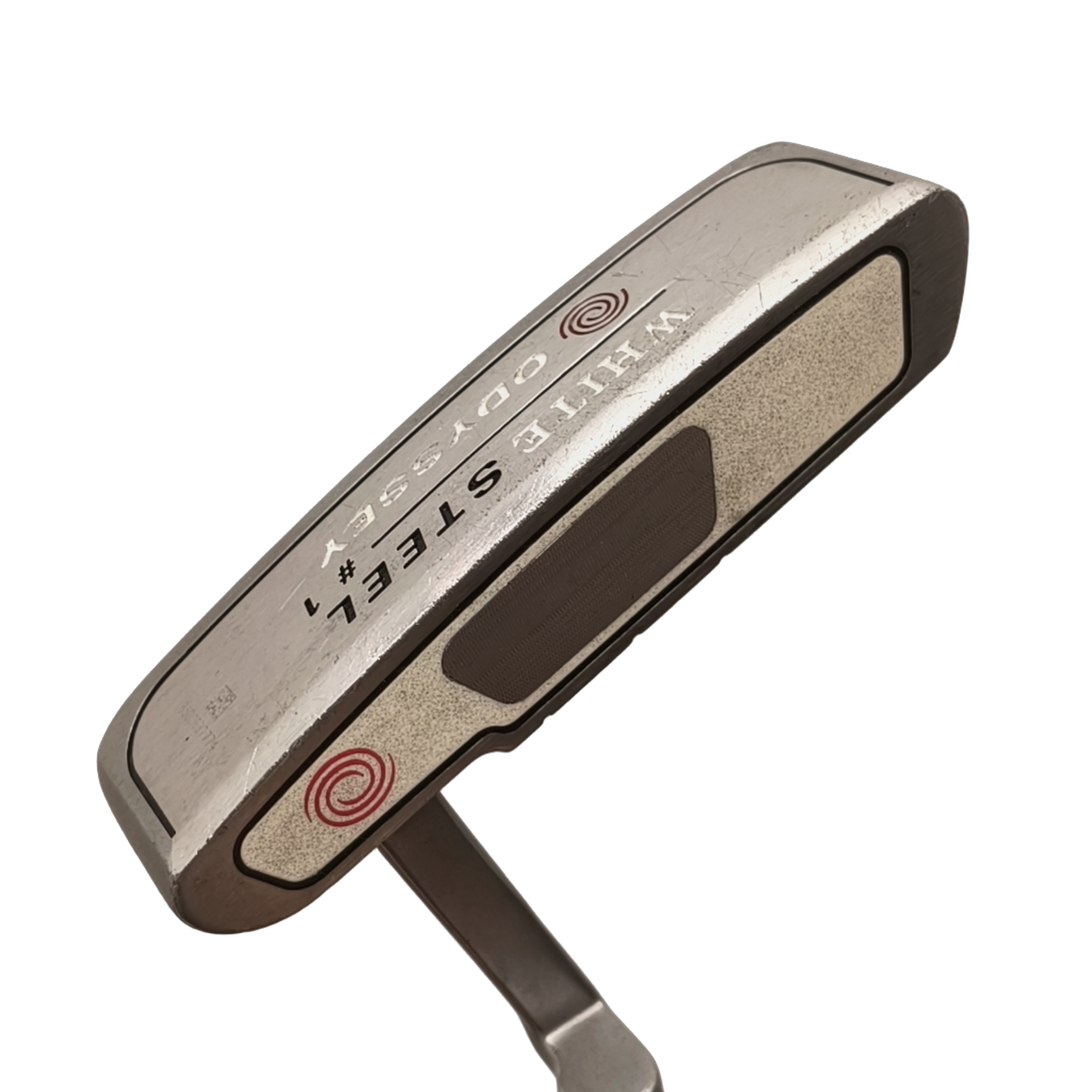 Odyssey White Steel #1 Putter / 35" [model:birefnet-general] [bg:handrolled]