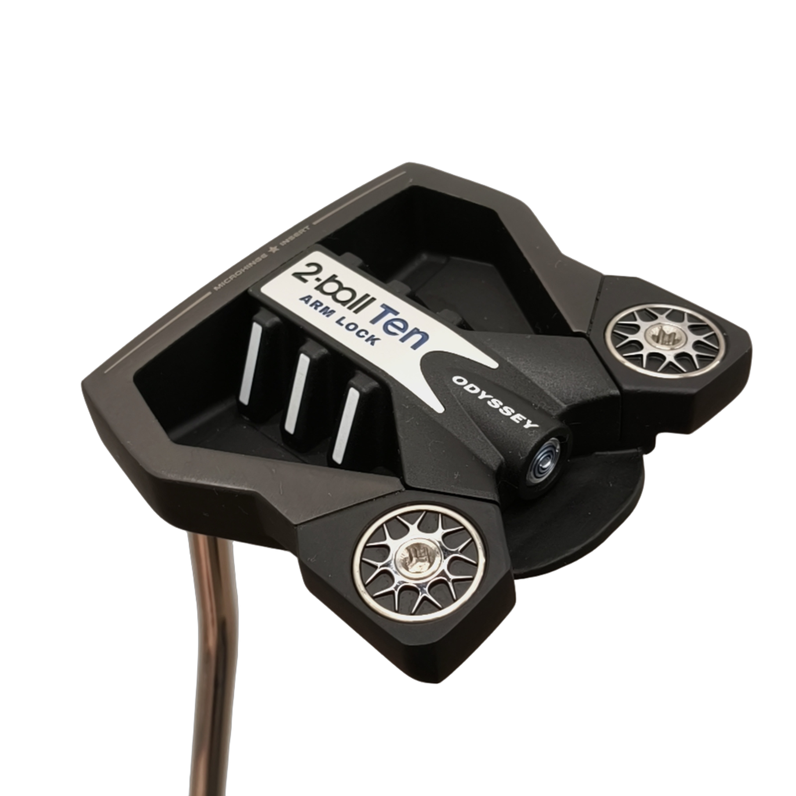 Vänster Odyssey 2-Ball Ten Arm Lock Putter / 40" [model:birefnet-general] [bg:handrolled]