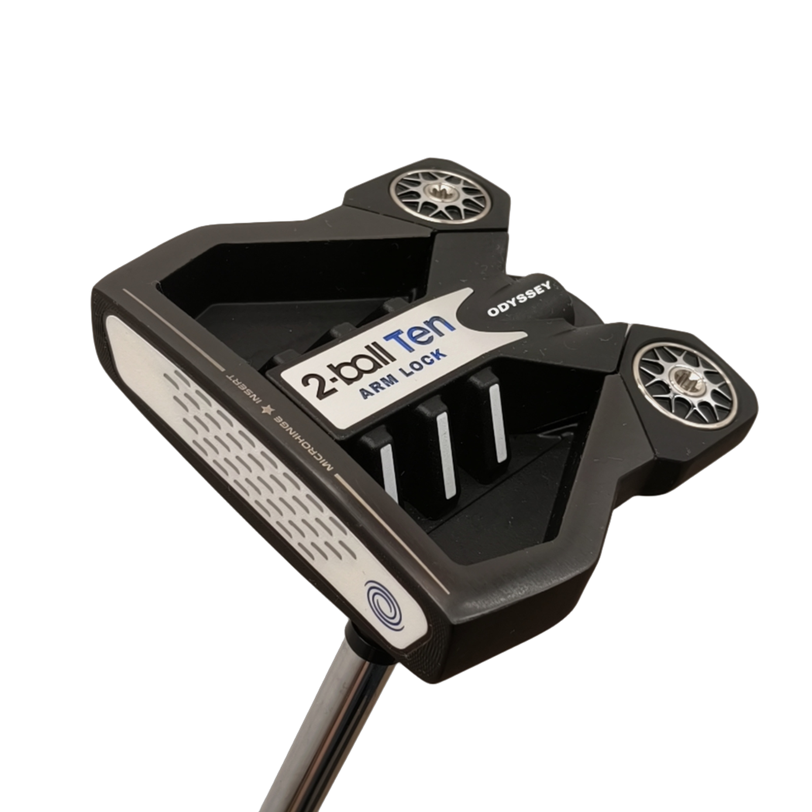 Vänster Odyssey 2-Ball Ten Arm Lock Putter / 40" [model:birefnet-general] [bg:handrolled]