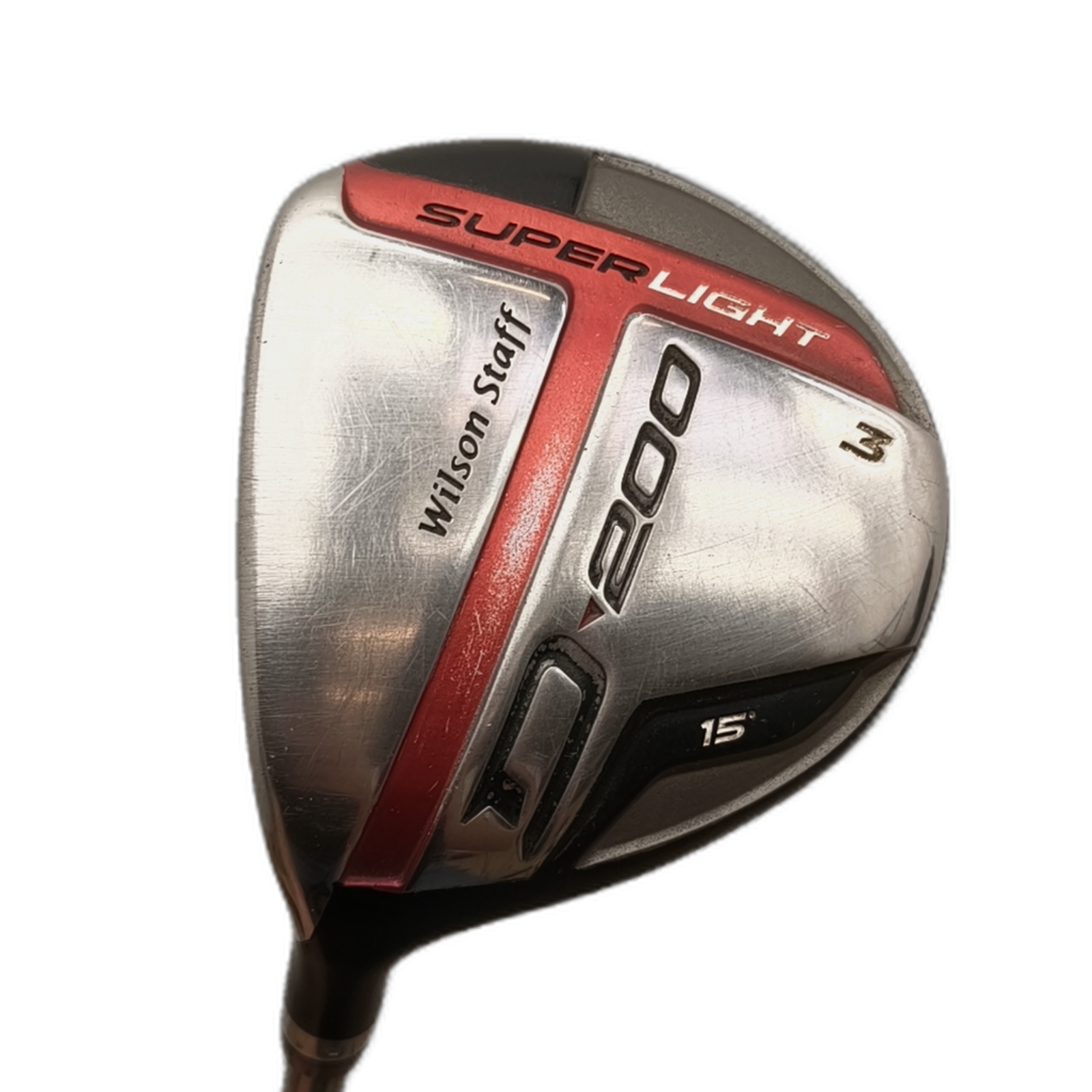 Left Wilson Staff D200 Superlite Fairway Wood / Flex Regular / #3/15 [model:silueta] [bg:handrolled]