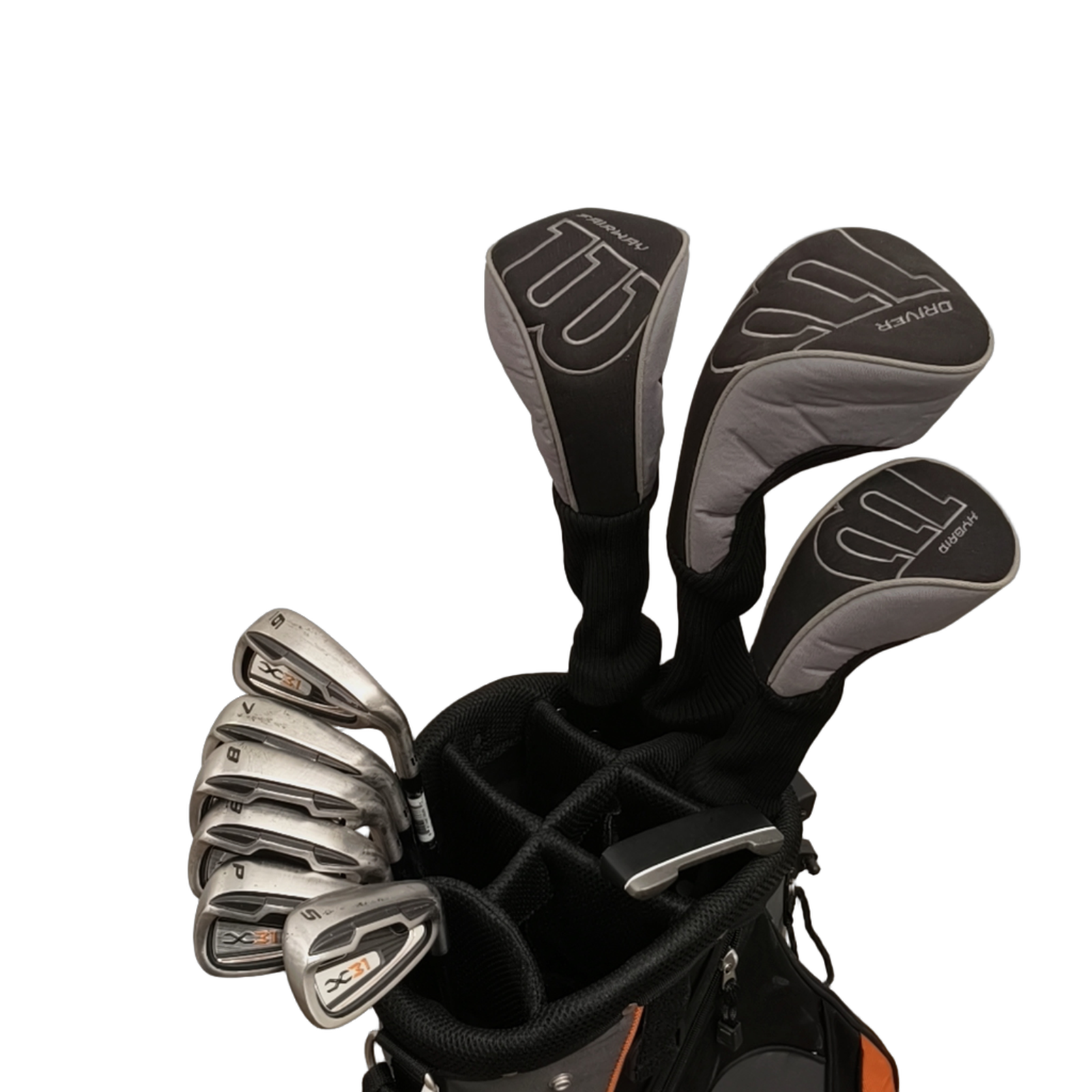 Wilson X31 Komplet Sæt Med Bag / 6-PW+SW / Flex Regular / Stål [model:birefnet-general] [bg:handrolled]