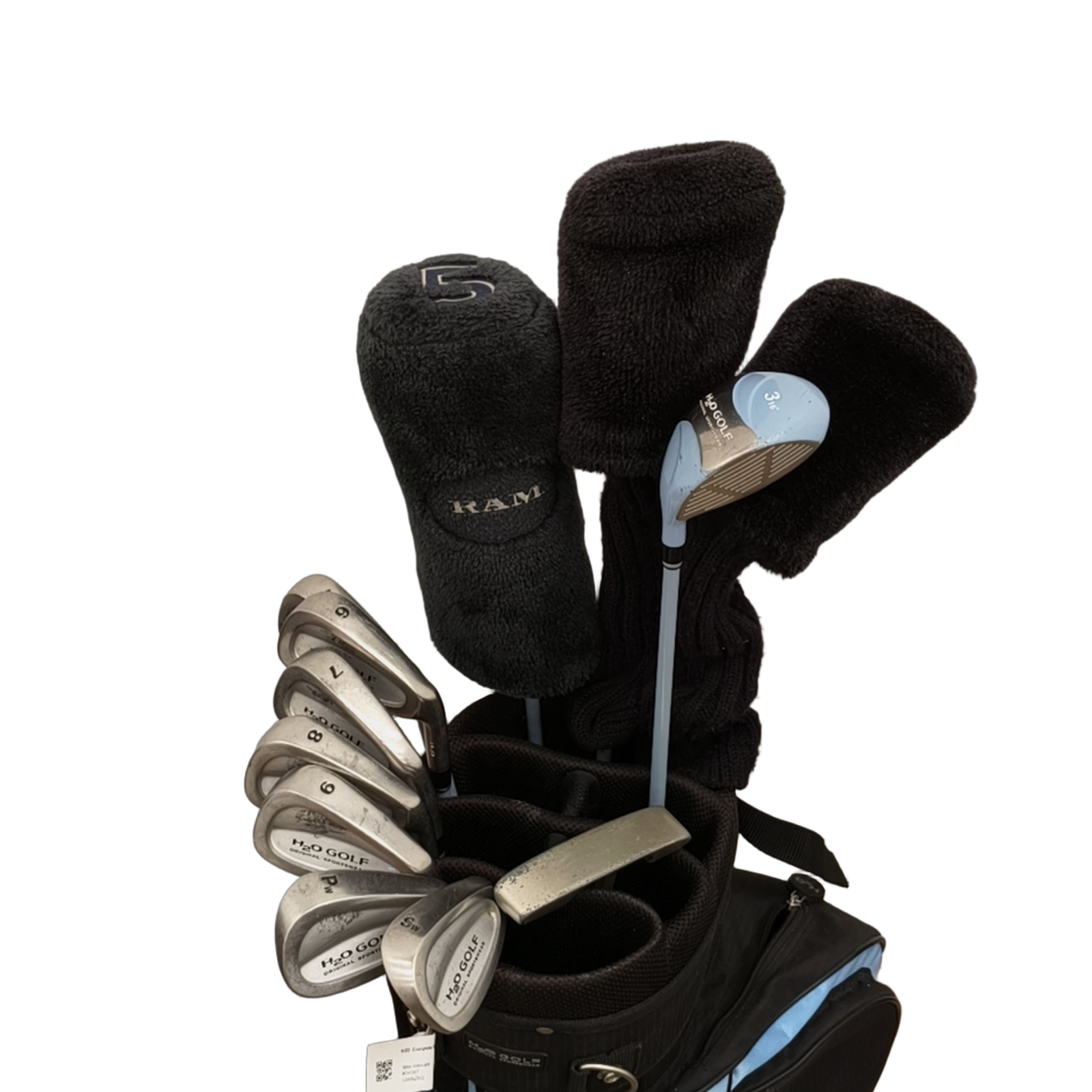 H2O Golf Original Komplet Sæt Med Bag / 5-PW+SW / Flex Ladies / Grafit [model:birefnet-general] [bg:handrolled]