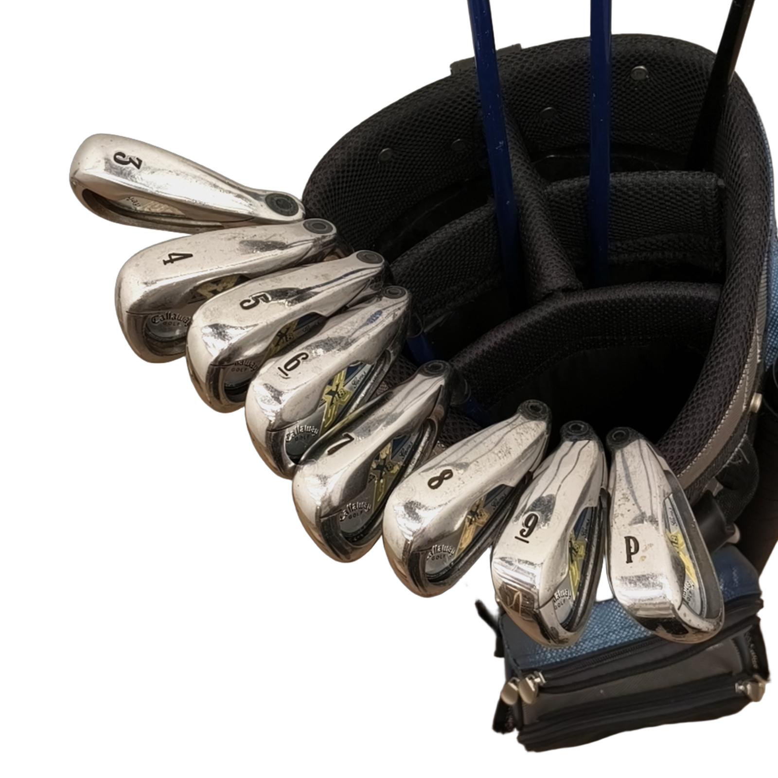 Callaway X-18 Gems Komplet Sæt Uden Bag / 3-PW / Flex Ladies / Grafit [model:birefnet-general] [bg:handrolled]