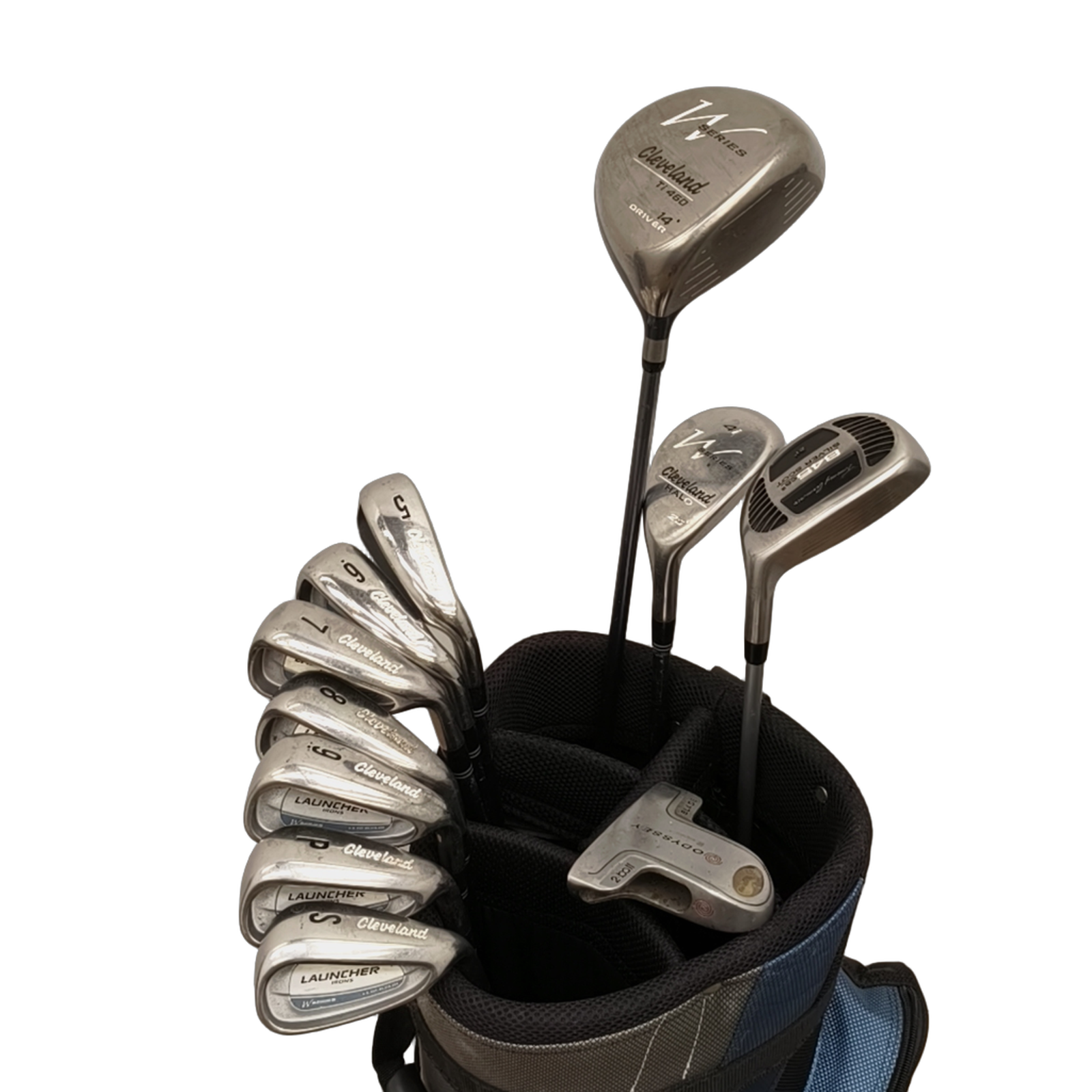 Cleveland Launcher Komplet Sæt Uden Bag / 5-PW+SW / Flex Ladies / Grafit [model:birefnet-general] [bg:handrolled]