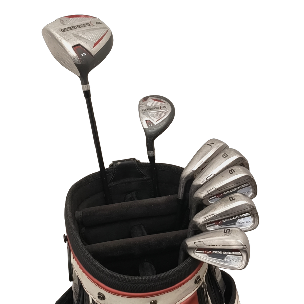 Venstre Ozone Quest Komplet Sæt Uden Bag / 6-PW+SW / Flex Ladies / Grafit [model:birefnet-general] [bg:handrolled]