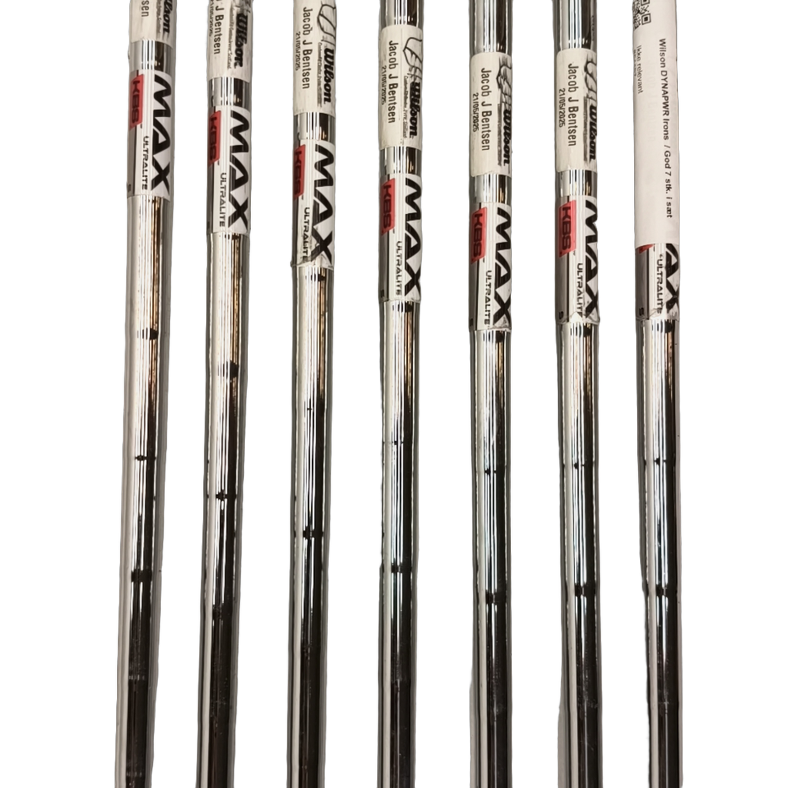 Wilson DynaPWR Jernsæt / 5-PW+GW / Flex Stiff / Stål [model:birefnet-general] [bg:handrolled]