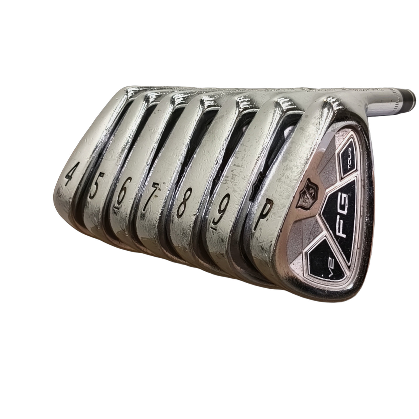 Wilson Staff FG Tour V2 Jernsæt / 4-PW / Flex X-Stiff / Stål [model:birefnet-general] [bg:handrolled]
