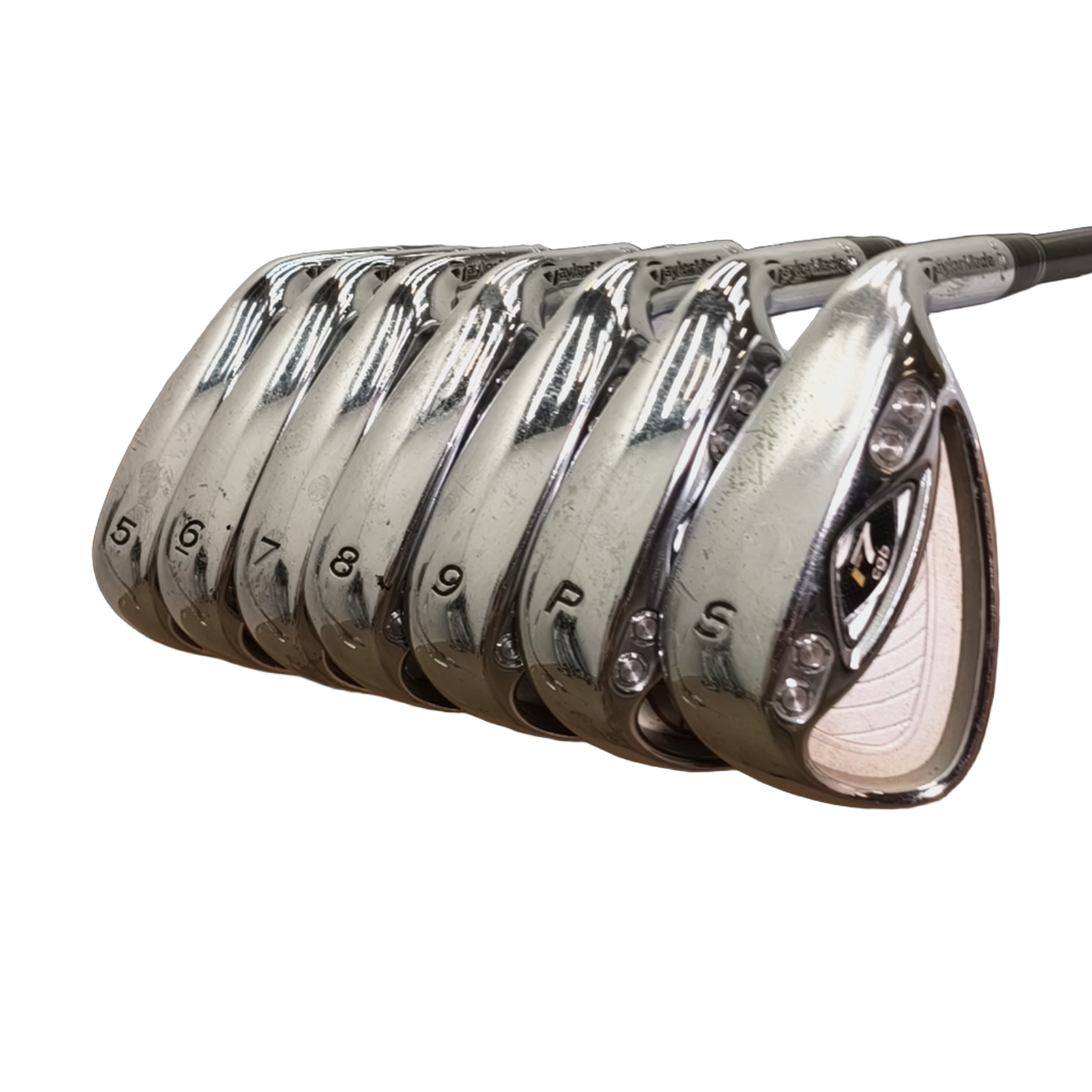 TaylorMade R7 CGB Jernsæt / 5-PW+SW / Flex Regular / Grafit [model:birefnet-general] [bg:handrolled]