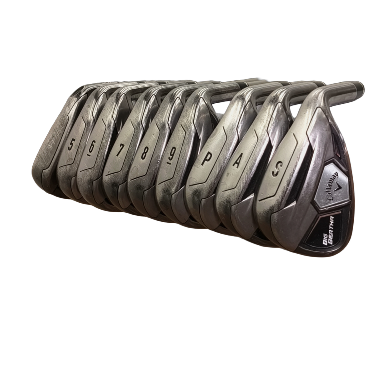 Callaway Big Bertha Jernsæt / 4-PW+AW+SW / Flex Regular / Grafit [model:birefnet-general] [bg:handrolled]