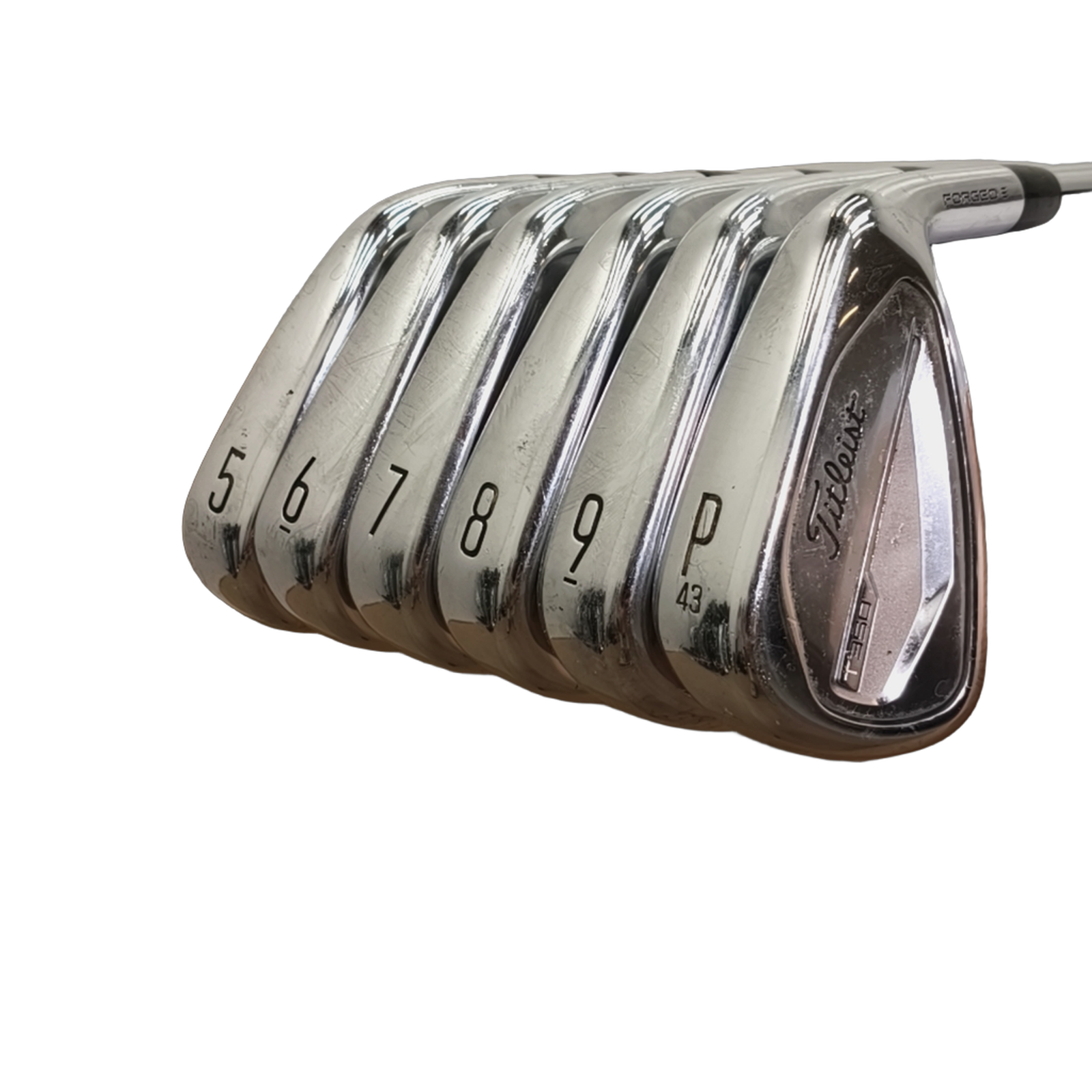 Titleist T350 gen. 3 Jernsæt / 5-PW / Flex Regular / Stål [model:birefnet-general] [bg:handrolled]