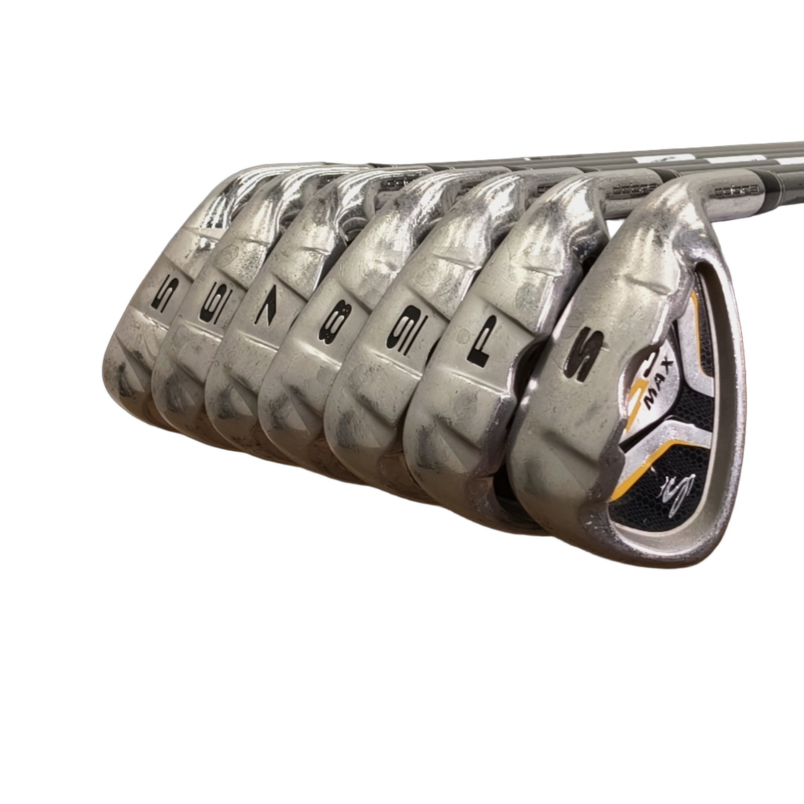 Cobra S3 Max Jernsæt / 5-PW+SW / Flex A-flex / Grafit [model:birefnet-general] [bg:handrolled]