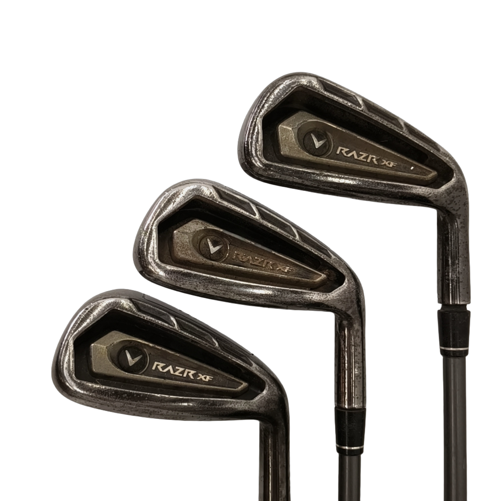 Callaway Razr XF Jernsæt / 4-PW / Flex Regular / Grafit [model:birefnet-general] [bg:handrolled]