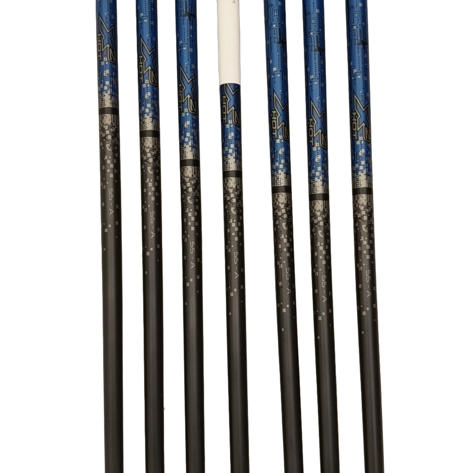 Callaway X2 Hot Jernsæt / 5-PW+SW / Flex A-flex / Grafit [model:birefnet-general] [bg:handrolled]