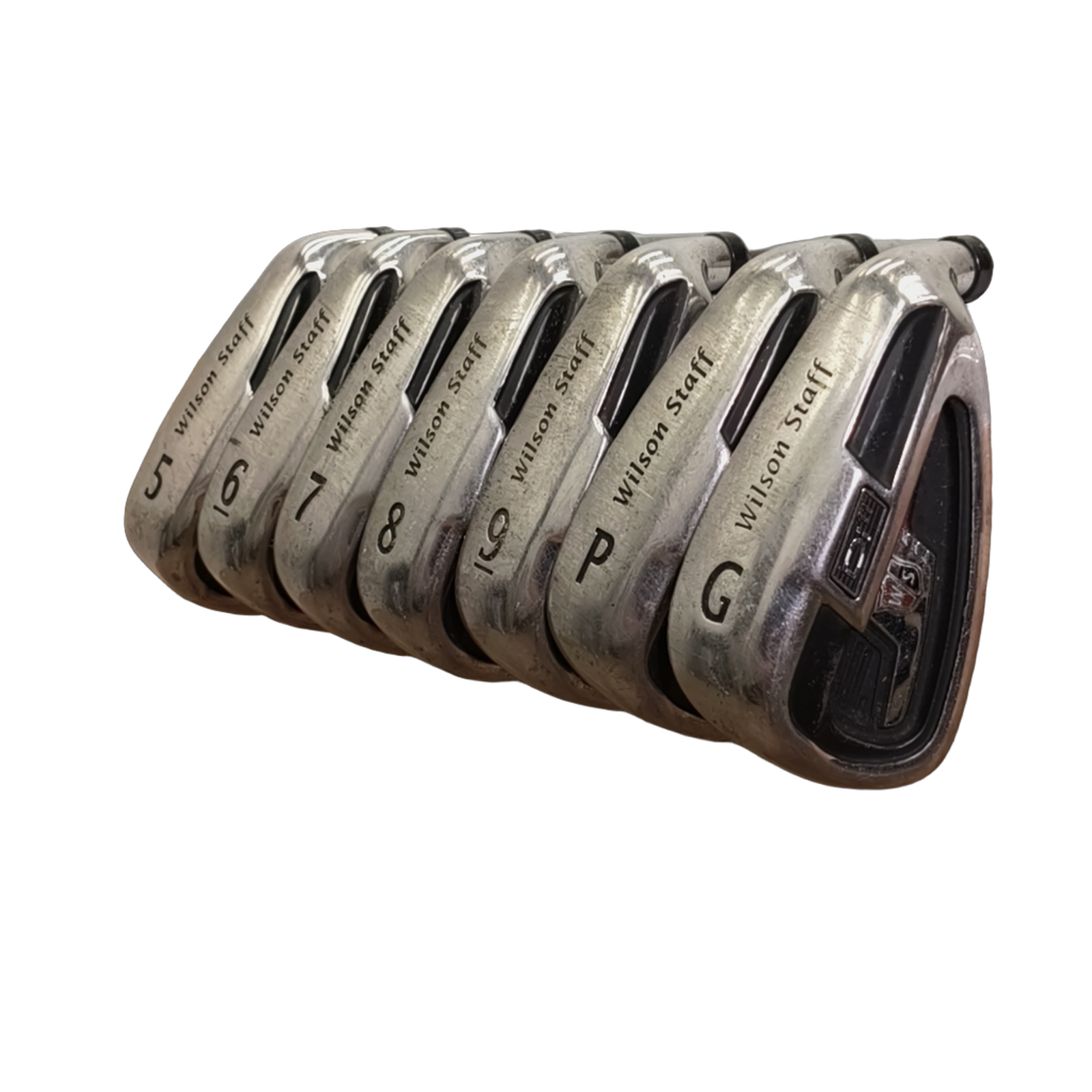 Wilson Staff Di11 Jernsæt / 5-PW+GW / Flex Uniflex / Stål [model:birefnet-general] [bg:handrolled]