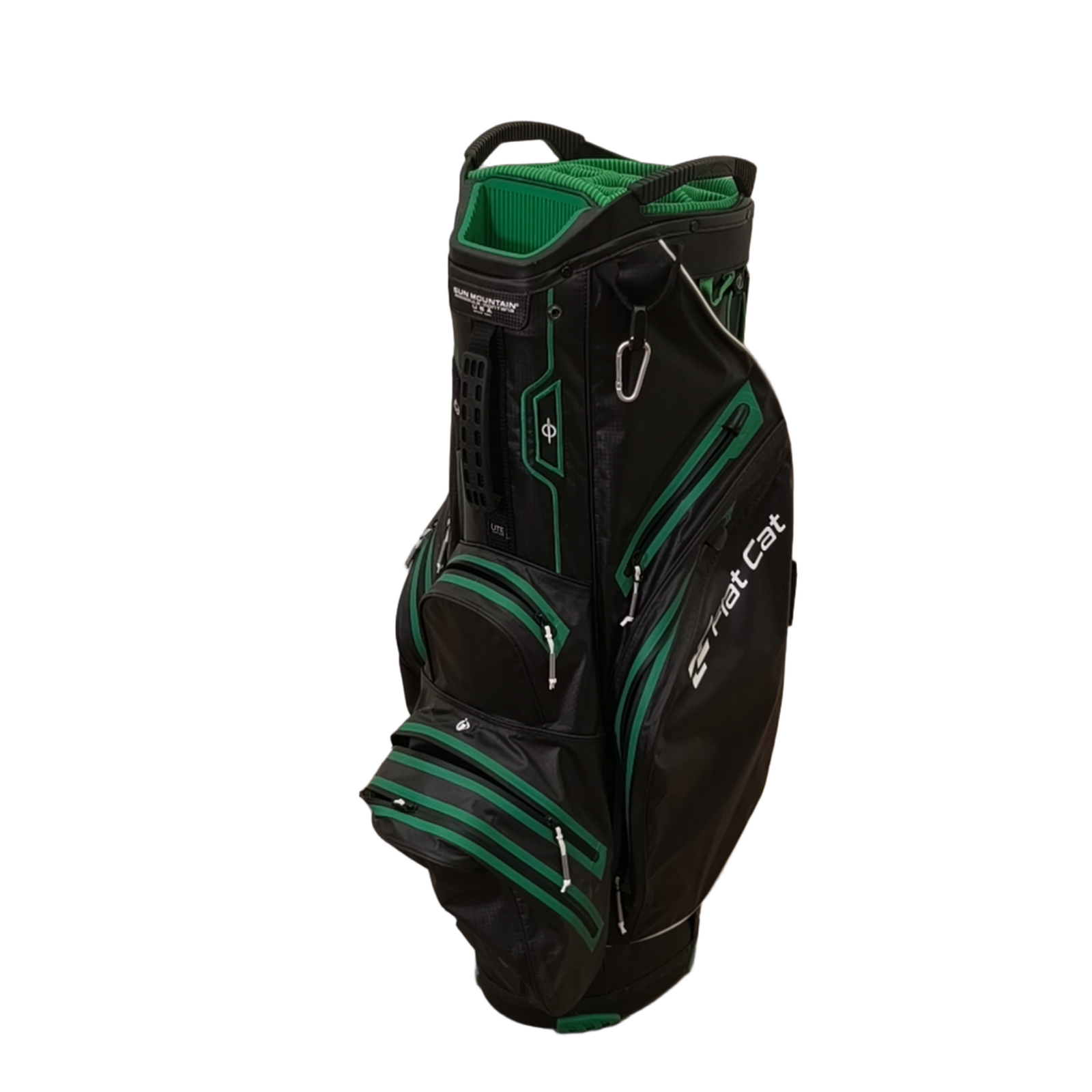 Sun Mountain Flat Cat Golf Bag / 14-Rum / Sort [model:birefnet-general] [bg:handrolled]