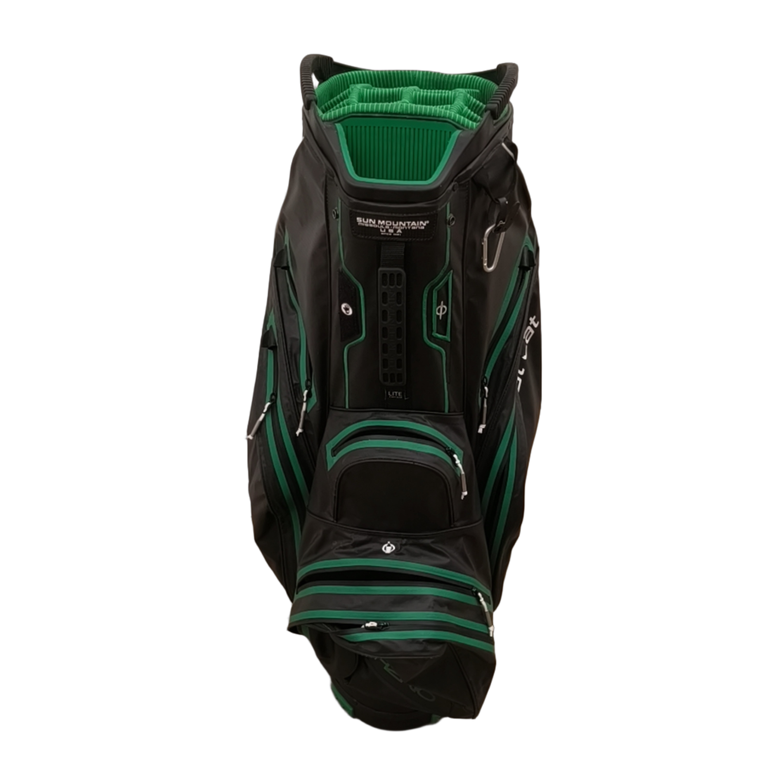 Sun Mountain Flat Cat Golf Bag / 14-Rum / Sort [model:birefnet-general] [bg:handrolled]