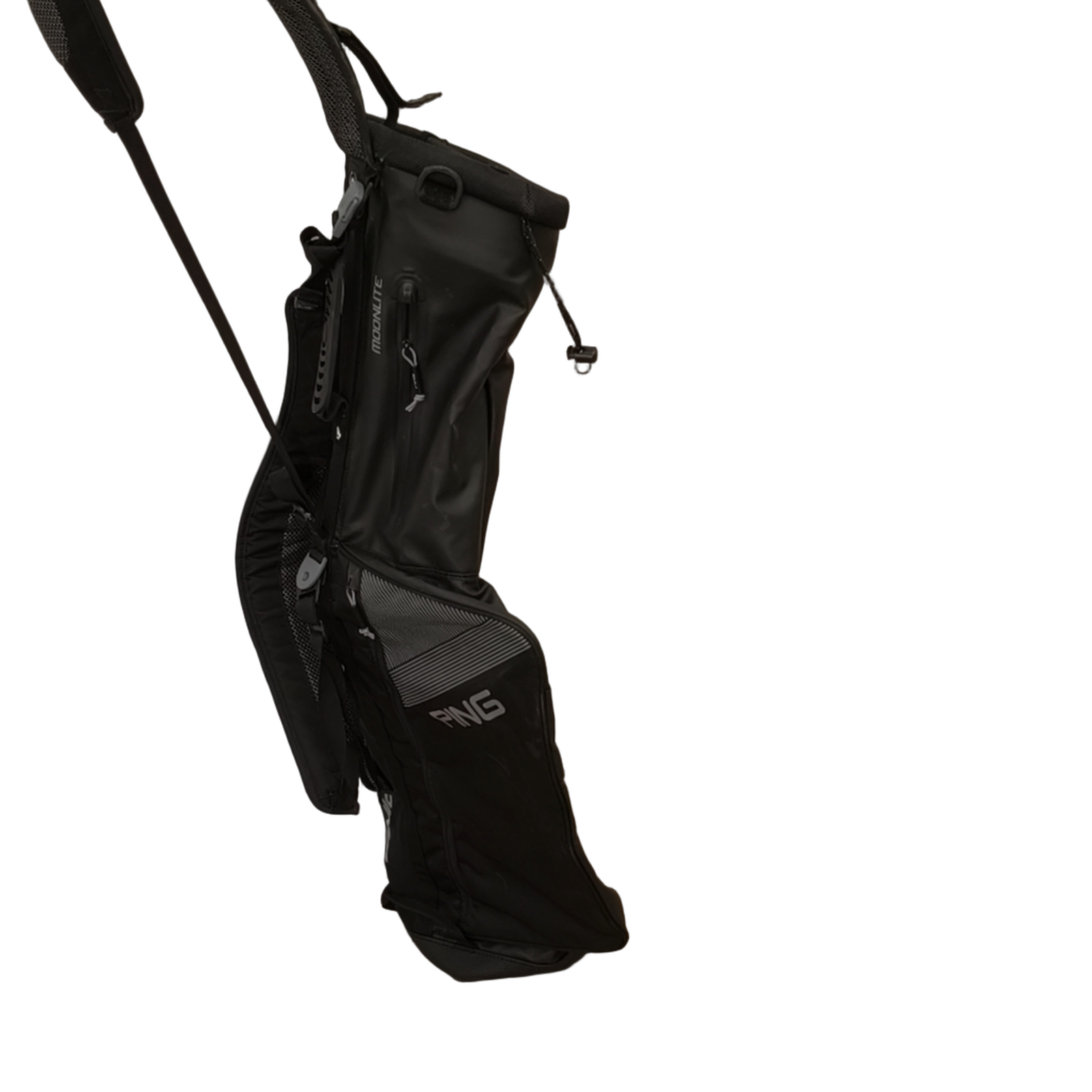 PING Moonlite Golf Bag / 2-Rum / Sort [model:birefnet-general] [bg:handrolled]