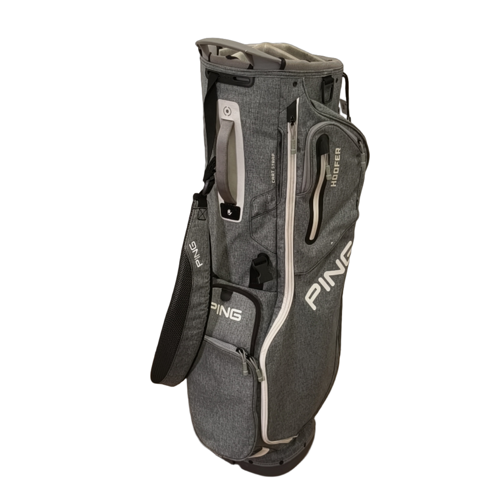 PING Hoofer Golf Bag / 5-Rum / Grå [model:birefnet-general] [bg:handrolled]