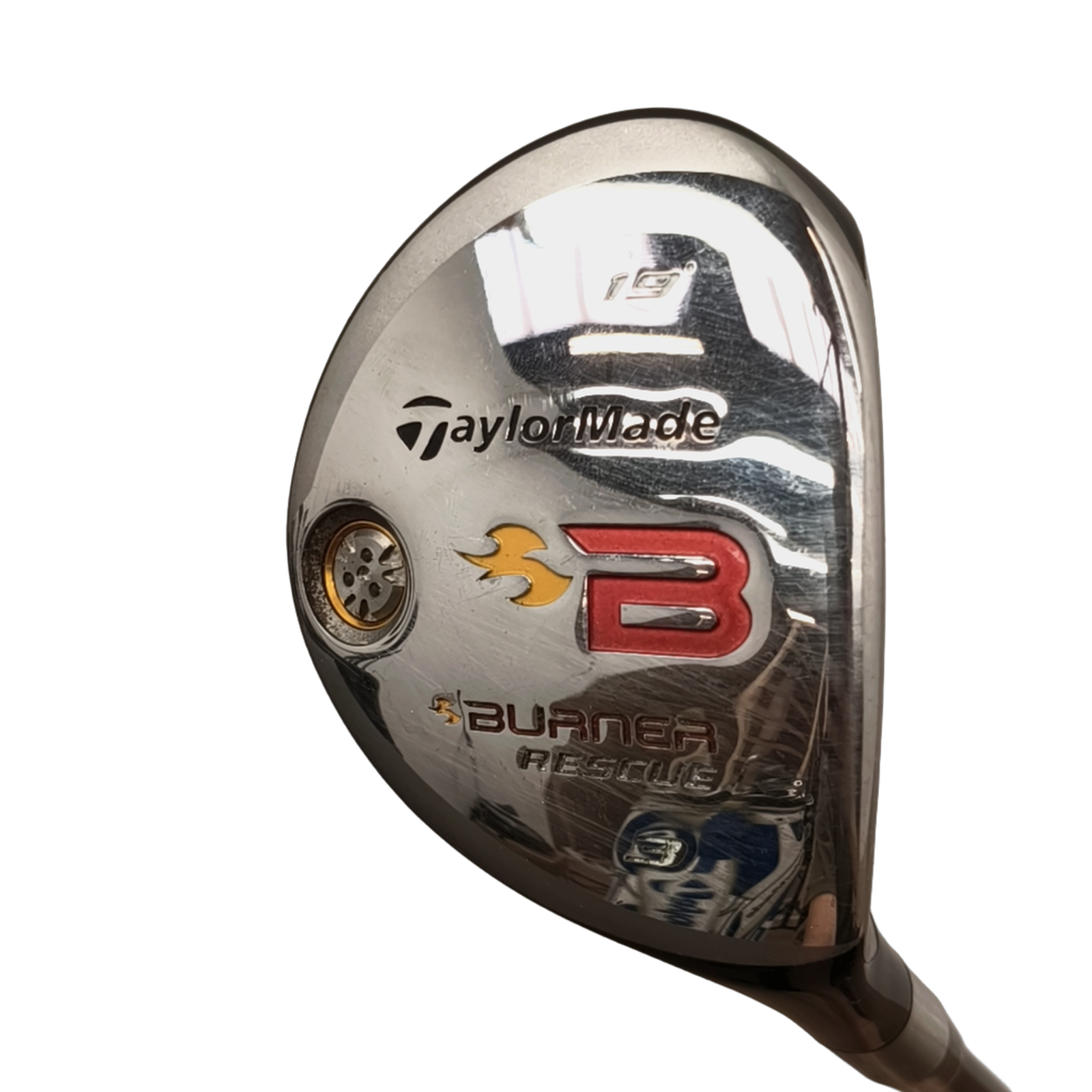 TaylorMade Burner Rescue Hybrid / Flex Stiff / #3/19 [model:birefnet-general] [bg:handrolled]