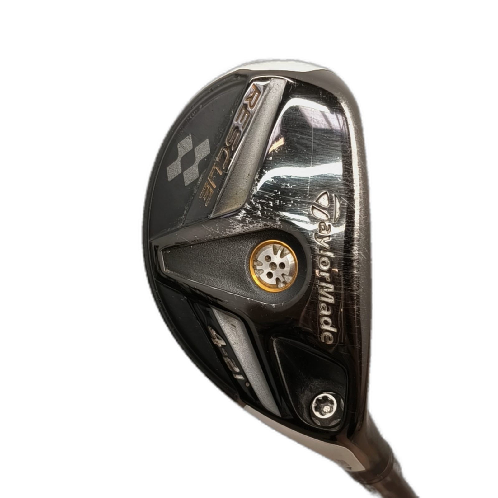TaylorMade Rescue Hybrid / Flex Regular / #4/21 [model:silueta] [bg:handrolled]