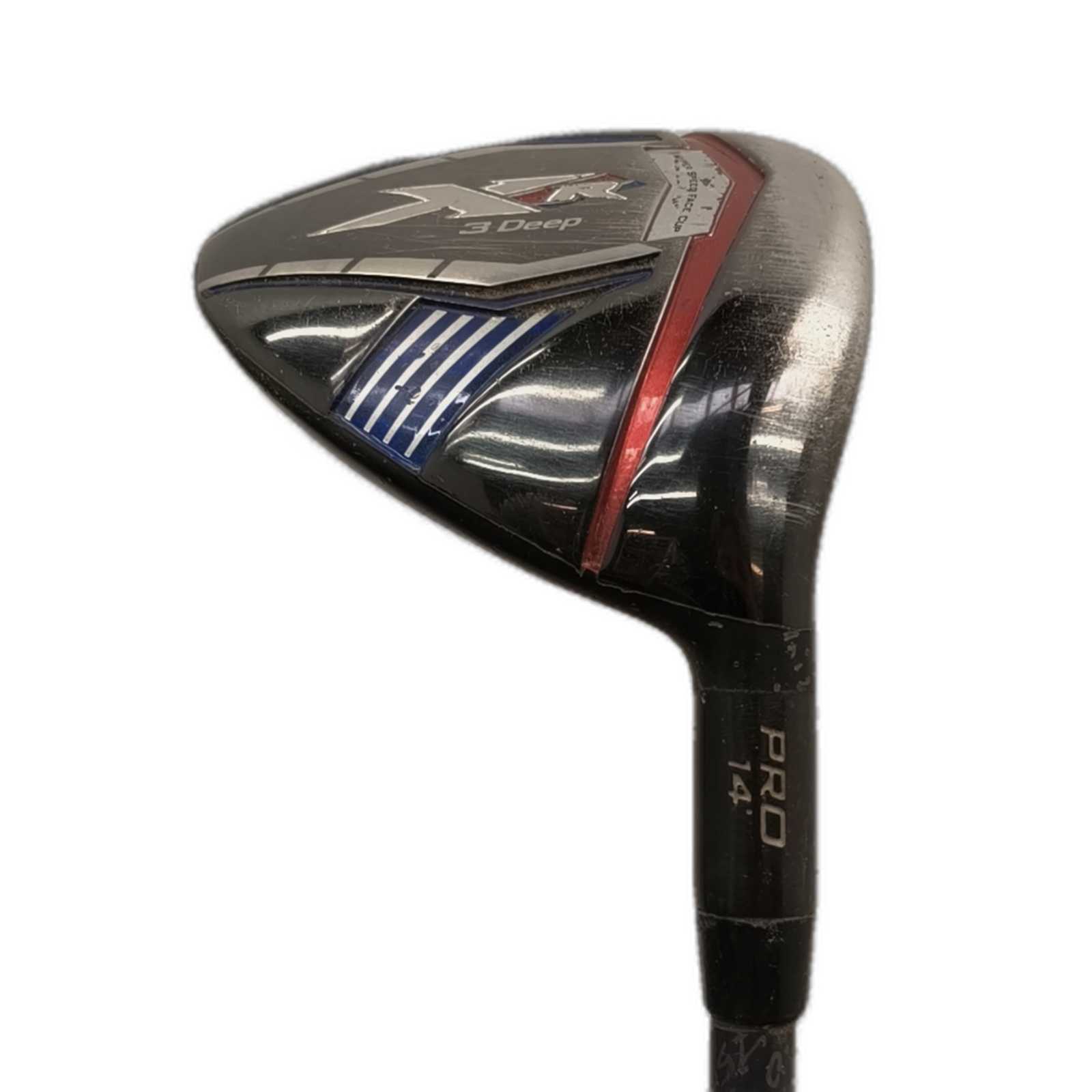 Callaway XR 3 Deep Fairway Wood / Flex Stiff / #3/14 [model:silueta] [bg:handrolled]