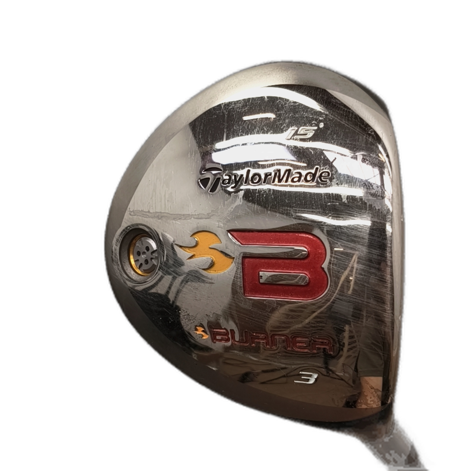 TaylorMade Burner Fairway Wood / Flex Regular / #3/15 [model:silueta] [bg:handrolled]