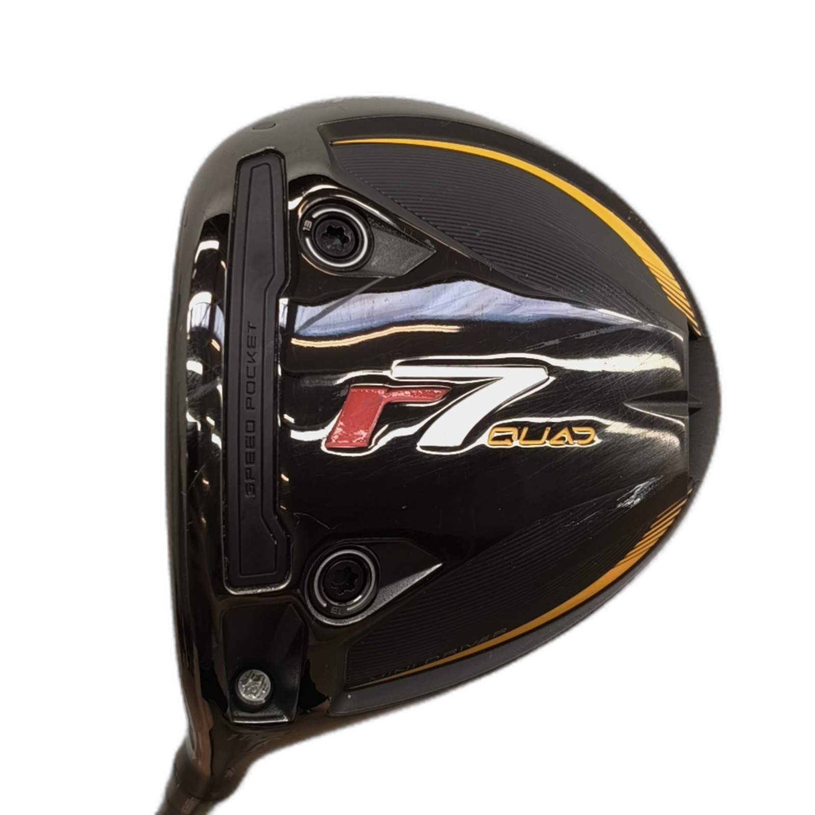 Venstre TaylorMade R7 Quad Driver / Flex Regular / Loft 11.5 [model:silueta] [bg:handrolled]